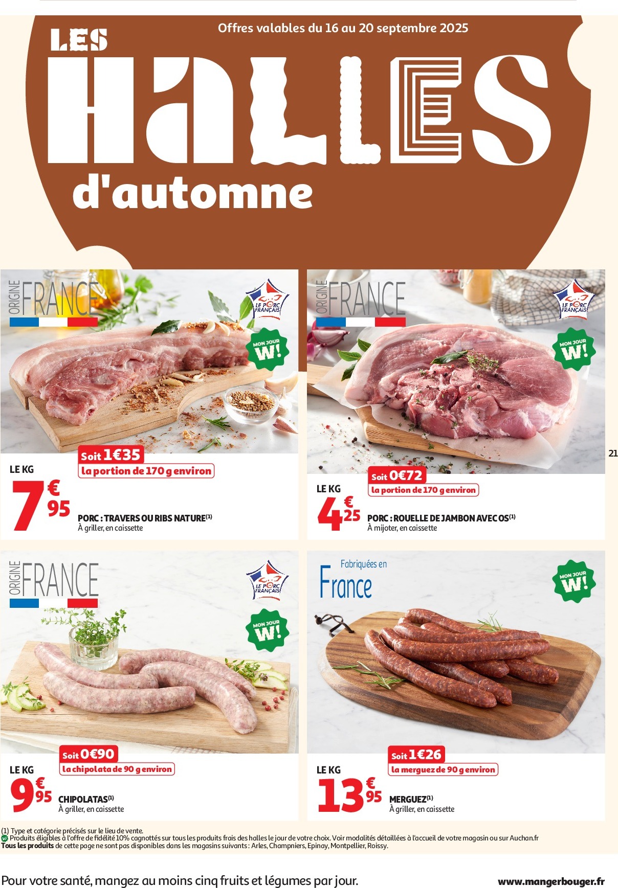 auchan - Auchan - C'est parti pour les petits prix folder geldig vanaf 16/09 - 28/09 - page: 21 auchan - Auchan - C'est parti pour les petits prix folder geldig vanaf 16/09 - 28/09 - page: 21