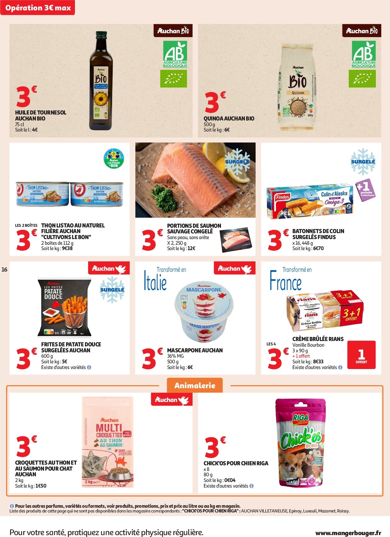 auchan - Auchan - C'est parti pour les petits prix folder geldig vanaf 16/09 - 28/09 - page: 16 auchan - Auchan - C'est parti pour les petits prix folder geldig vanaf 16/09 - 28/09 - page: 16