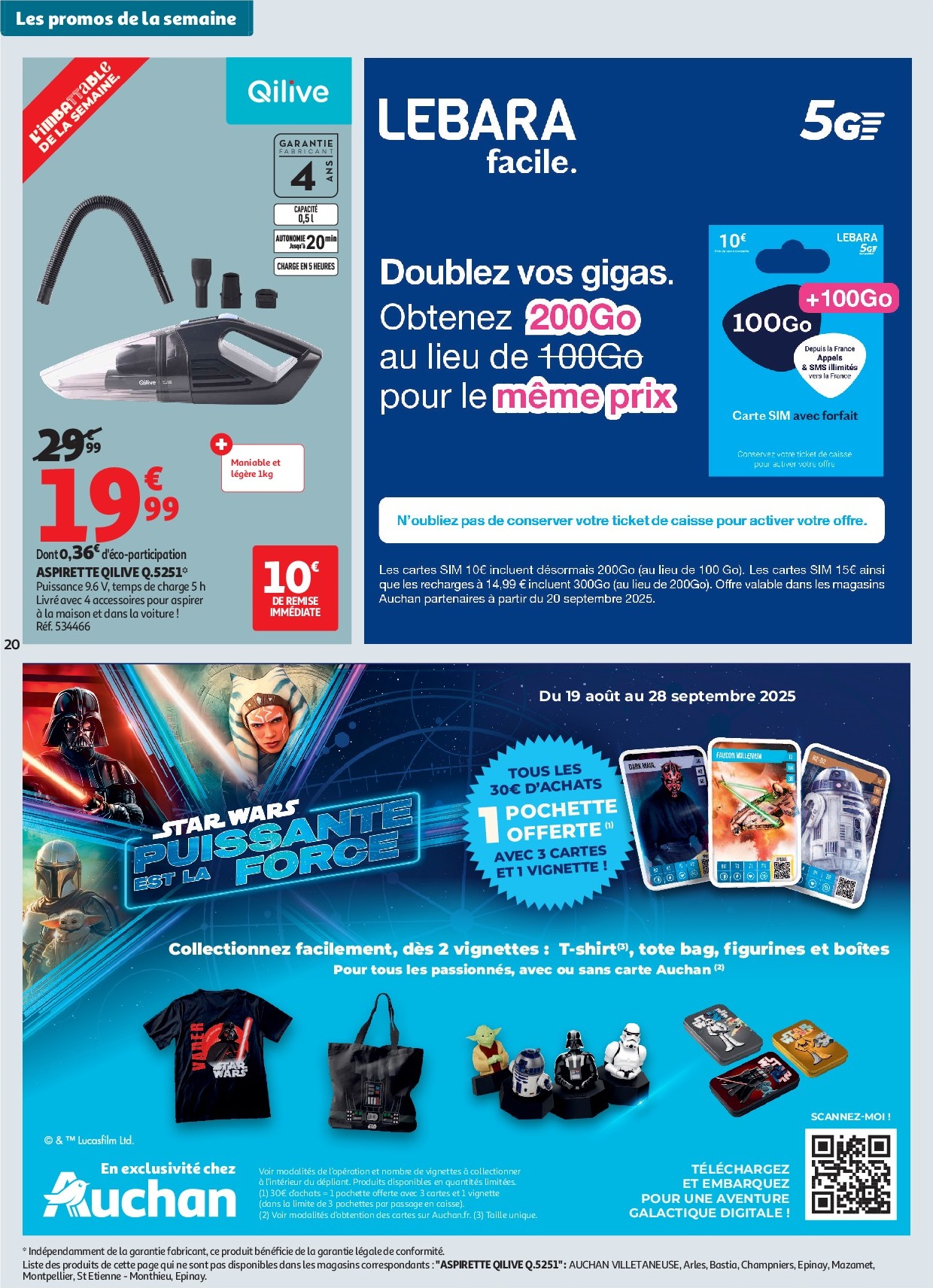 auchan - Auchan - C'est parti pour les petits prix folder geldig vanaf 16/09 - 28/09 - page: 20 auchan - Auchan - C'est parti pour les petits prix folder geldig vanaf 16/09 - 28/09 - page: 20