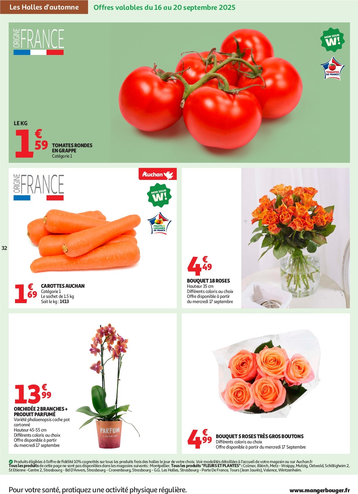 auchan - Auchan - C'est parti pour les petits prix folder geldig vanaf 16/09 - 28/09 - page: 32 auchan - Auchan - C'est parti pour les petits prix folder geldig vanaf 16/09 - 28/09 - page: 32