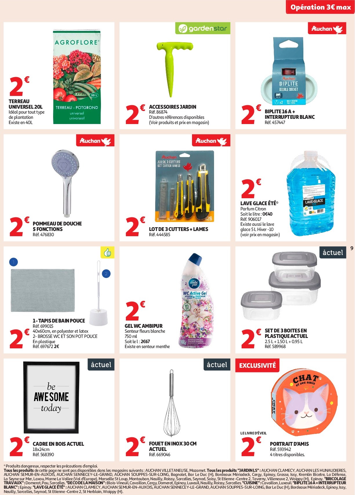 auchan - Auchan - C'est parti pour les petits prix folder geldig vanaf 16/09 - 28/09 - page: 9 auchan - Auchan - C'est parti pour les petits prix folder geldig vanaf 16/09 - 28/09 - page: 9