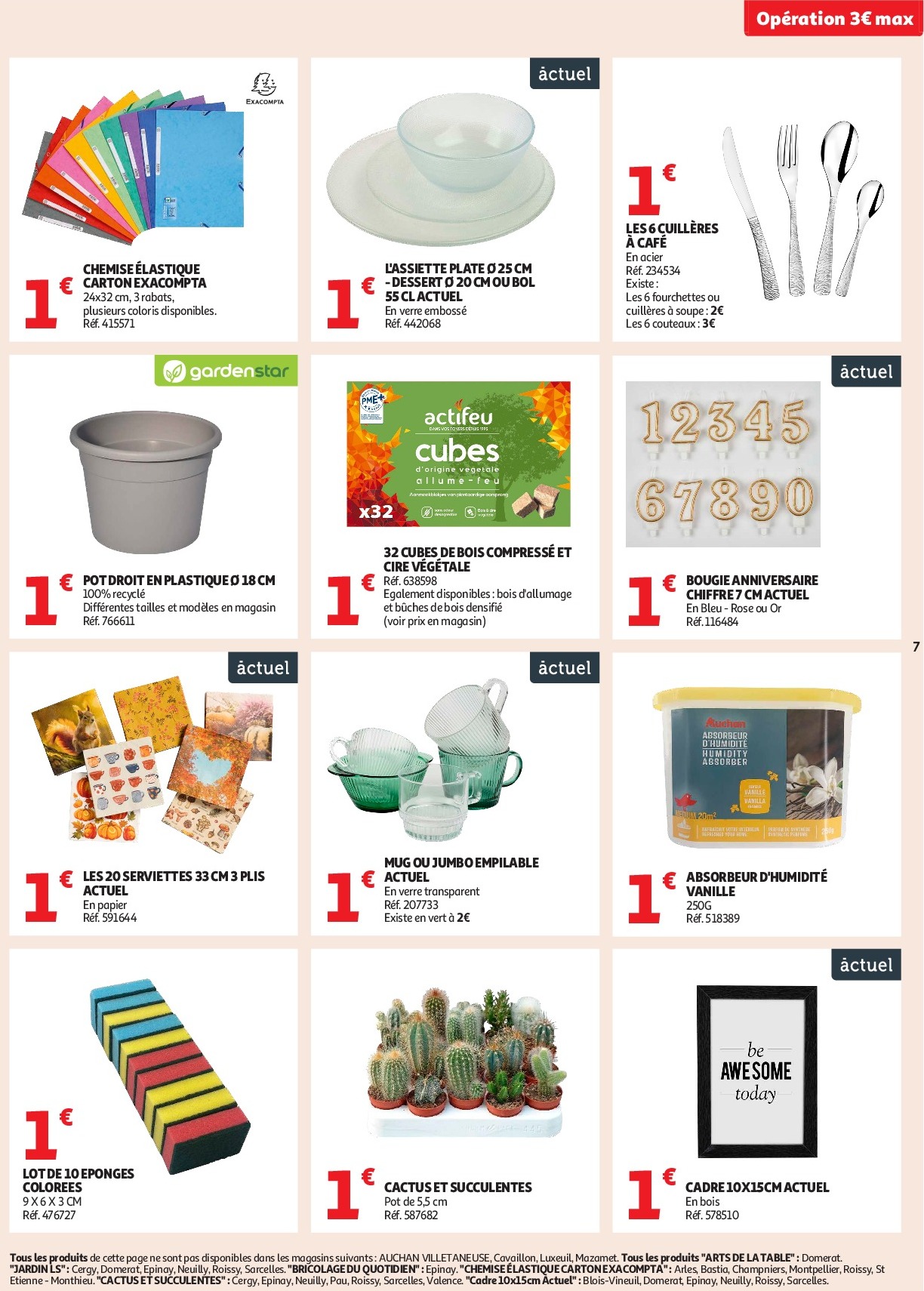 auchan - Auchan - C'est parti pour les petits prix folder geldig vanaf 16/09 - 28/09 - page: 7 auchan - Auchan - C'est parti pour les petits prix folder geldig vanaf 16/09 - 28/09 - page: 7