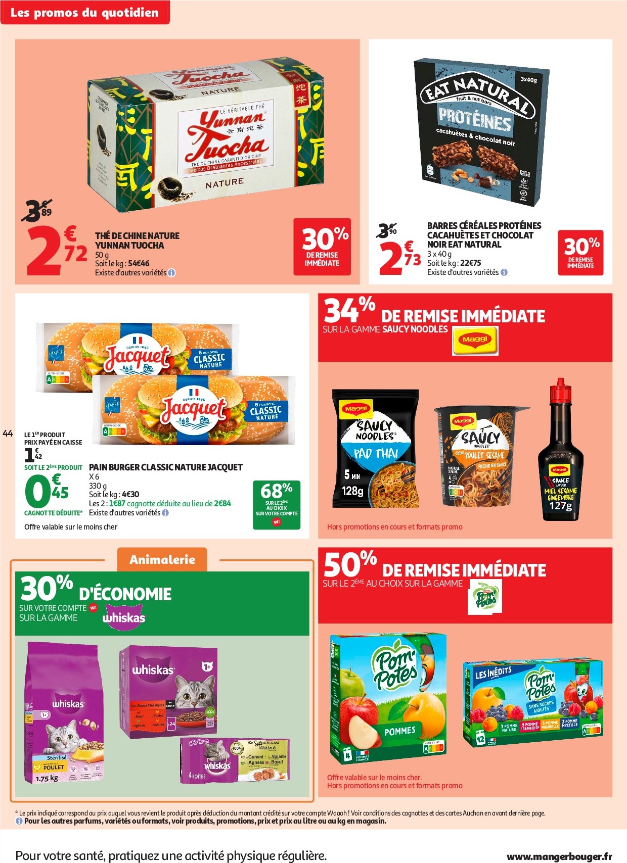 auchan - Auchan - C'est parti pour les petits prix folder geldig vanaf 16/09 - 28/09 - page: 44 auchan - Auchan - C'est parti pour les petits prix folder geldig vanaf 16/09 - 28/09 - page: 44
