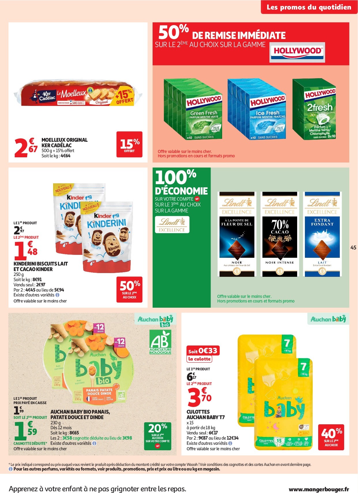 auchan - Auchan - C'est parti pour les petits prix folder geldig vanaf 16/09 - 28/09 - page: 45 auchan - Auchan - C'est parti pour les petits prix folder geldig vanaf 16/09 - 28/09 - page: 45