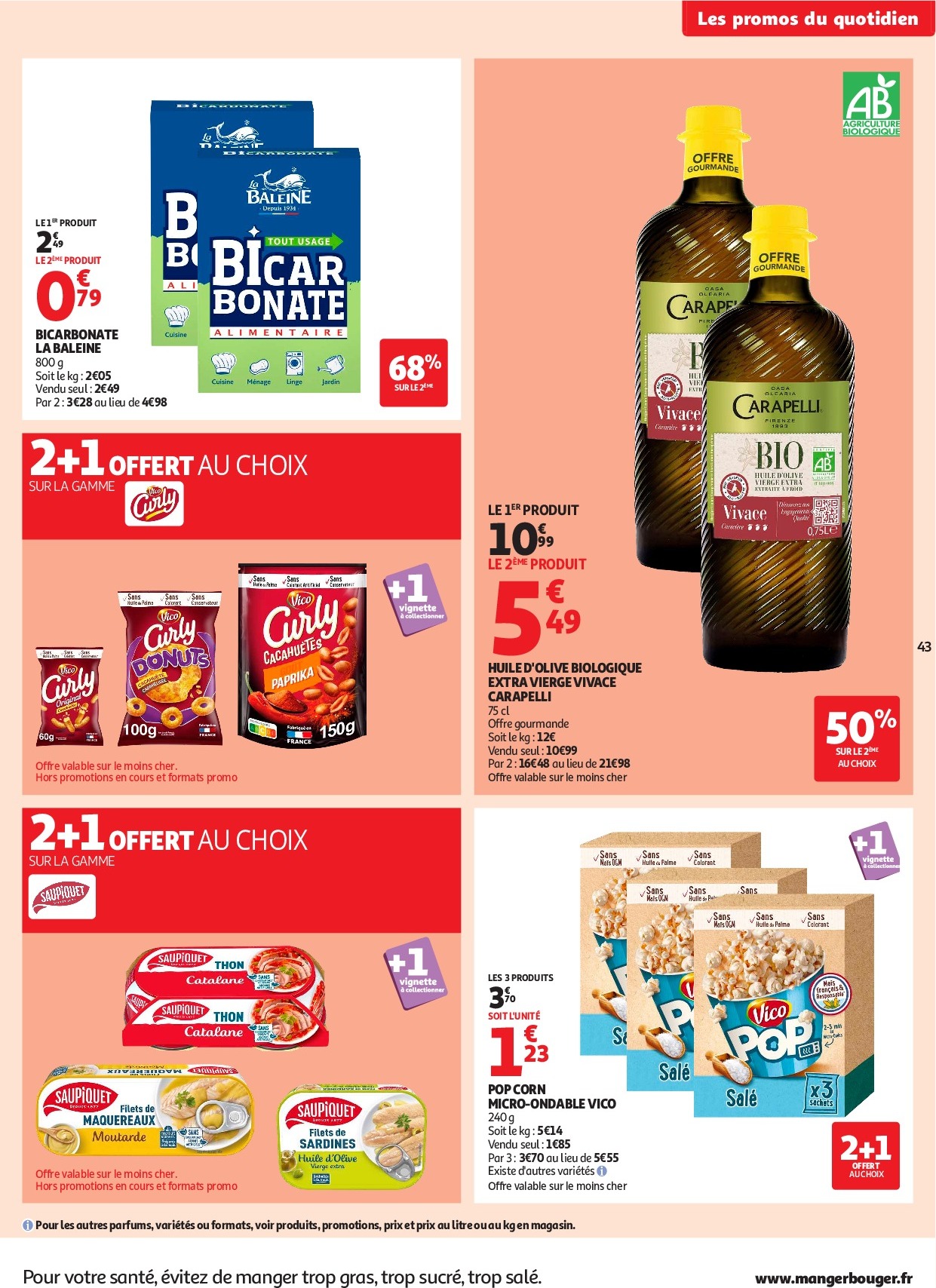 auchan - Auchan - C'est parti pour les petits prix folder geldig vanaf 16/09 - 28/09 - page: 43 auchan - Auchan - C'est parti pour les petits prix folder geldig vanaf 16/09 - 28/09 - page: 43