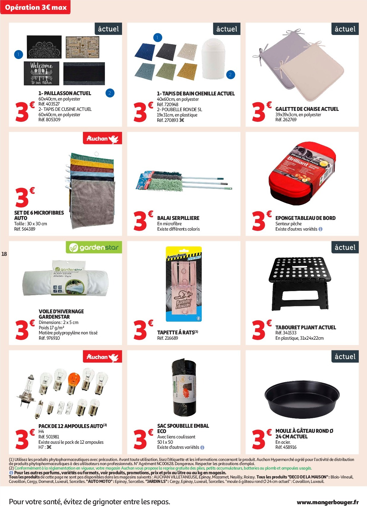 auchan - Auchan - C'est parti pour les petits prix folder geldig vanaf 16/09 - 28/09 - page: 18 auchan - Auchan - C'est parti pour les petits prix folder geldig vanaf 16/09 - 28/09 - page: 18