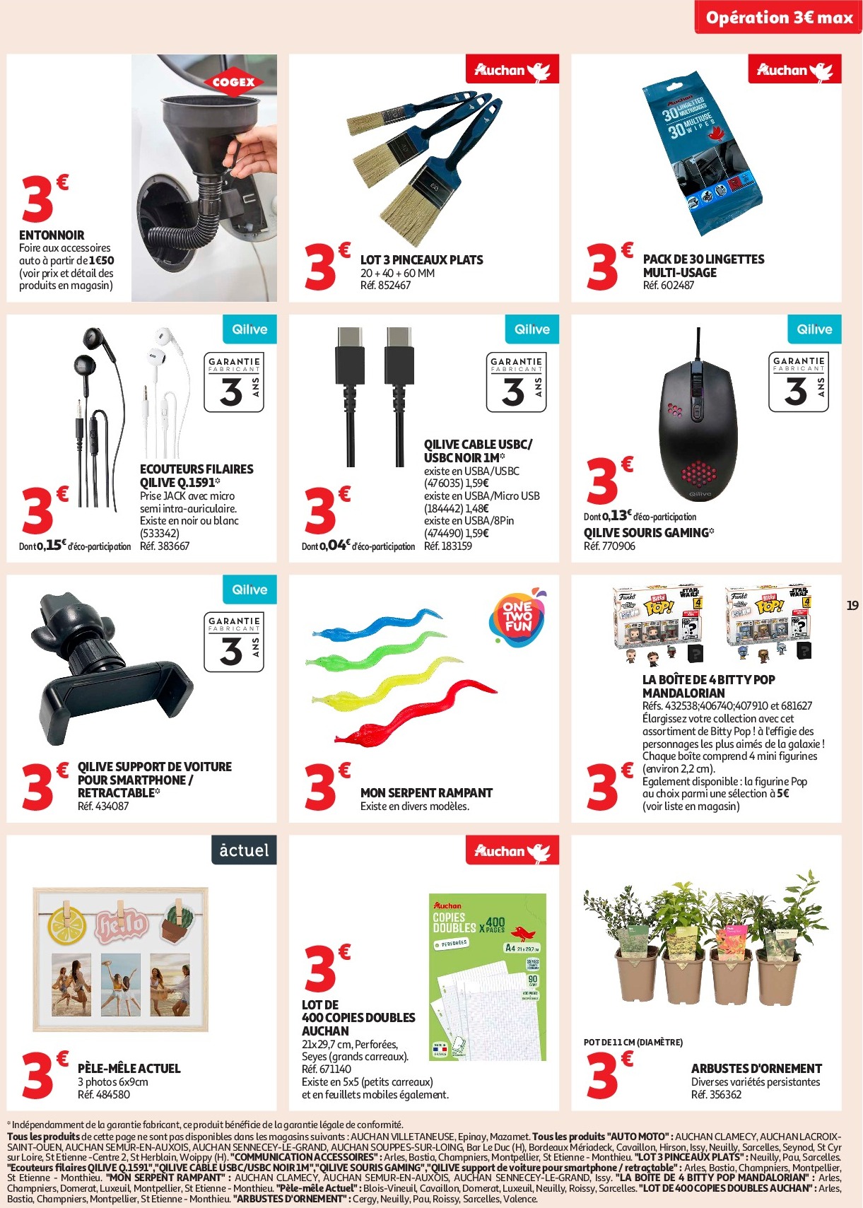 auchan - Auchan - C'est parti pour les petits prix folder geldig vanaf 16/09 - 28/09 - page: 19 auchan - Auchan - C'est parti pour les petits prix folder geldig vanaf 16/09 - 28/09 - page: 19