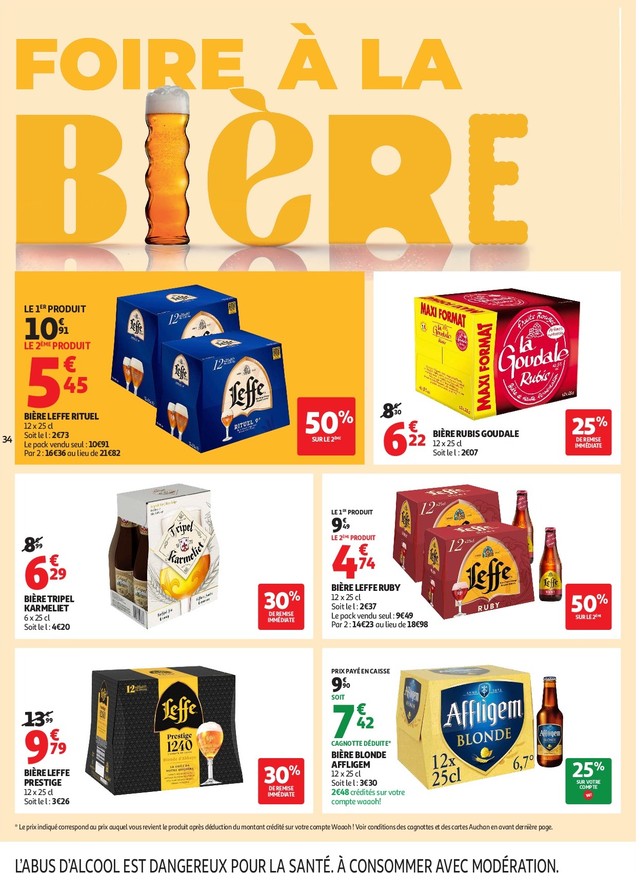 auchan - Auchan - C'est parti pour les petits prix folder geldig vanaf 16/09 - 28/09 - page: 34 auchan - Auchan - C'est parti pour les petits prix folder geldig vanaf 16/09 - 28/09 - page: 34