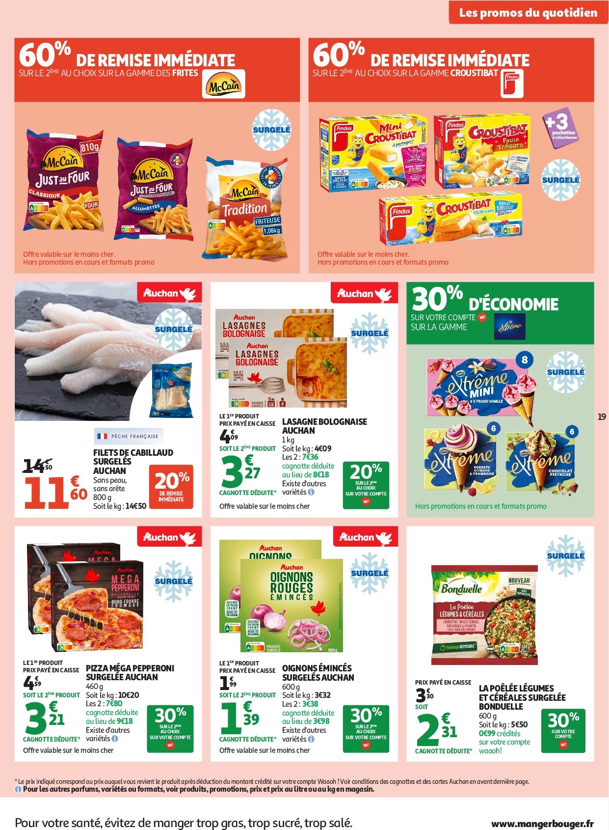 auchan - Auchan Supermarché - C'est parti pour les petits prix dans votre super folder geldig vanaf 16/09 - 27/09 - page: 19