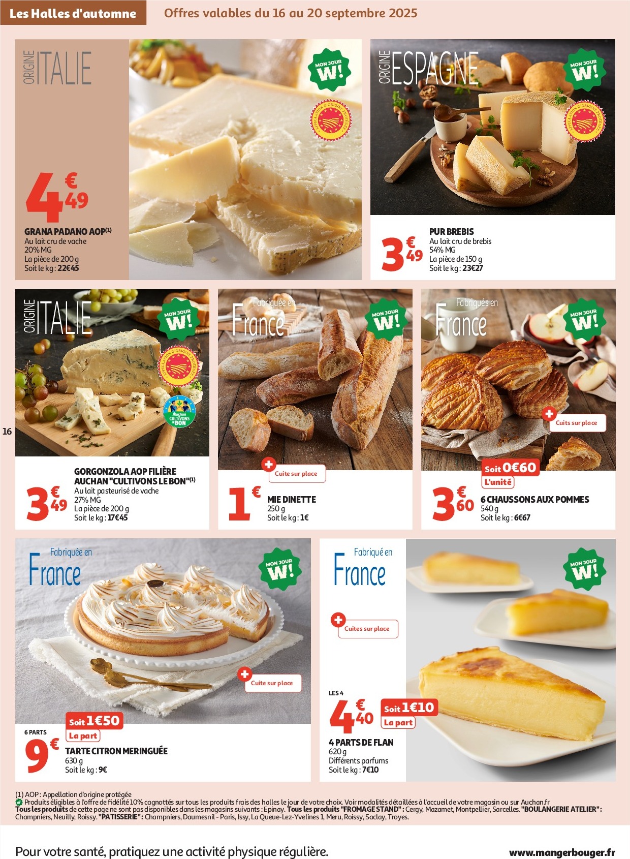 auchan - Auchan Supermarché - C'est parti pour les petits prix dans votre super folder geldig vanaf 16/09 - 27/09 - page: 16