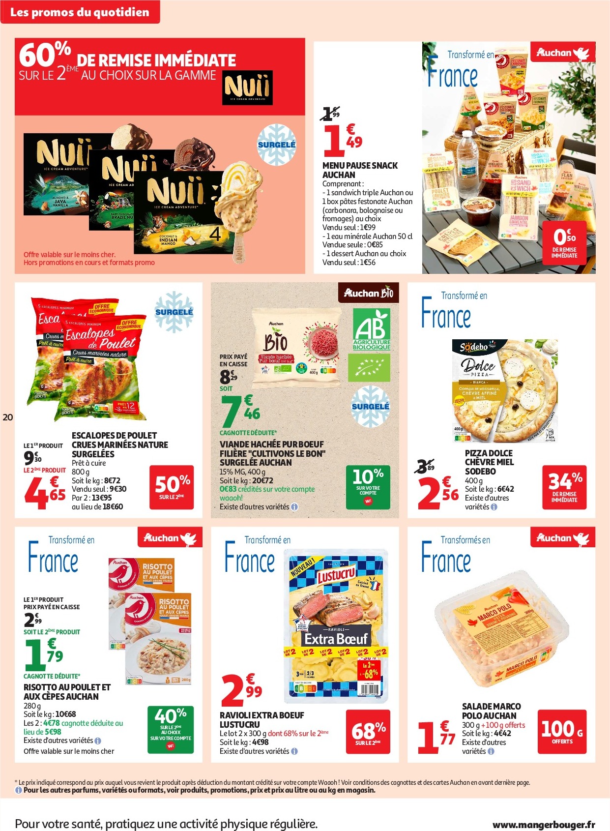 auchan - Auchan Supermarché - C'est parti pour les petits prix dans votre super folder geldig vanaf 16/09 - 27/09 - page: 20