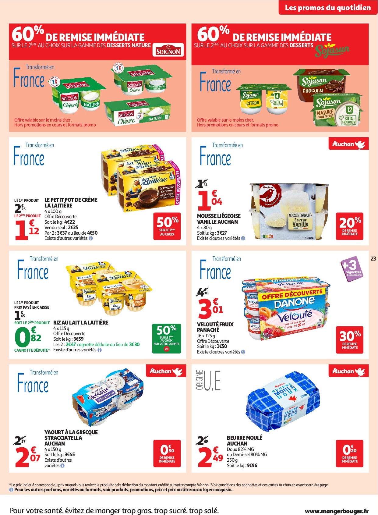 auchan - Auchan Supermarché - C'est parti pour les petits prix dans votre super folder geldig vanaf 16/09 - 27/09 - page: 23