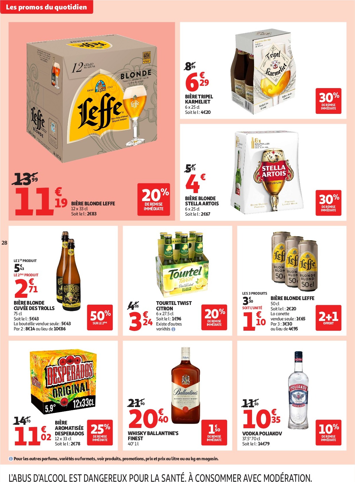 auchan - Auchan Supermarché - C'est parti pour les petits prix dans votre super folder geldig vanaf 16/09 - 27/09 - page: 28