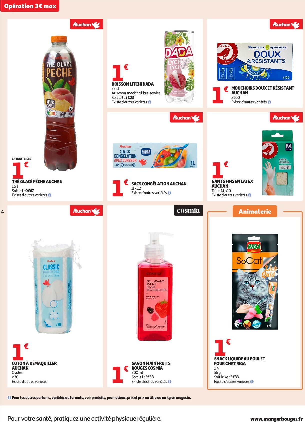 auchan - Auchan Supermarché - C'est parti pour les petits prix dans votre super folder geldig vanaf 16/09 - 27/09 - page: 4