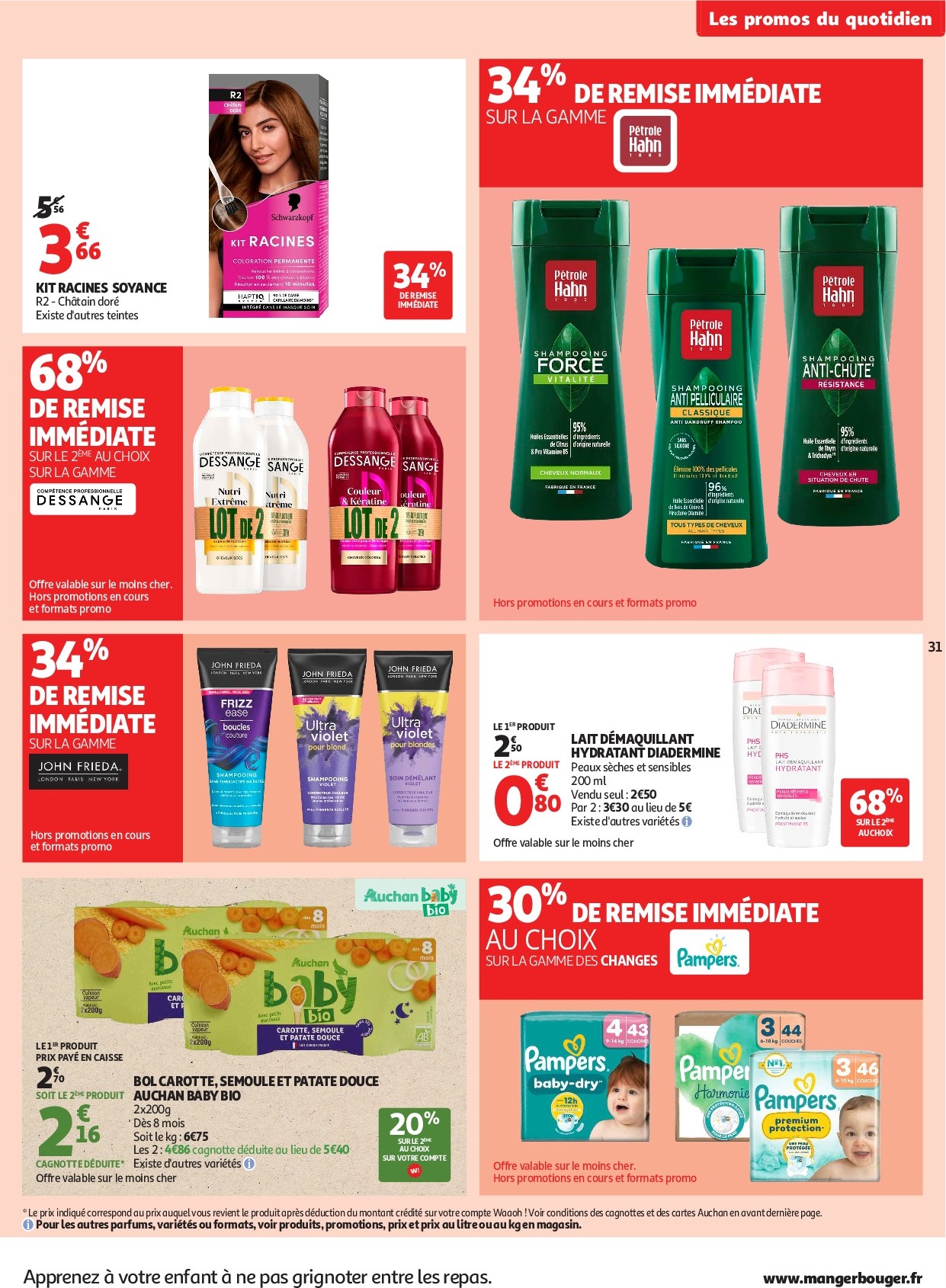 auchan - Auchan Supermarché - C'est parti pour les petits prix dans votre super folder geldig vanaf 16/09 - 27/09 - page: 31