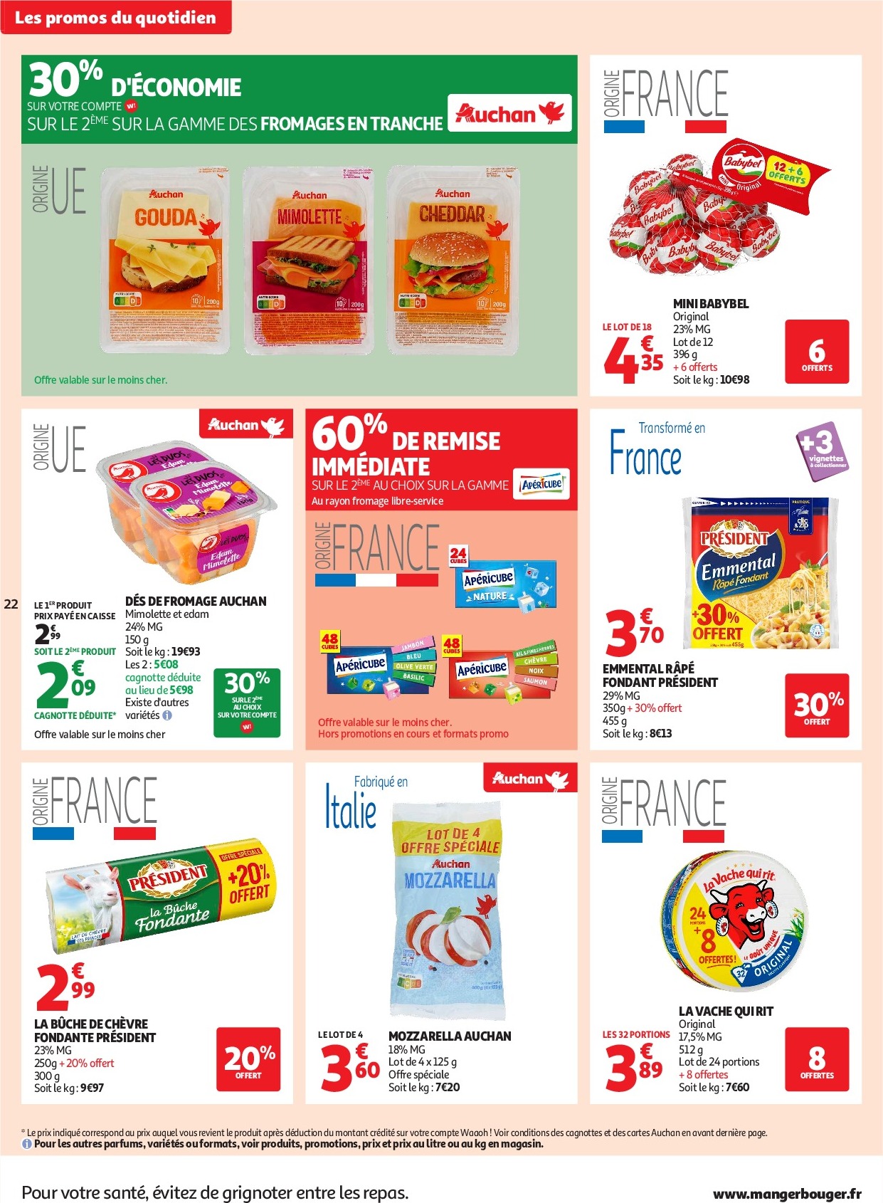 auchan - Auchan Supermarché - C'est parti pour les petits prix dans votre super folder geldig vanaf 16/09 - 27/09 - page: 22