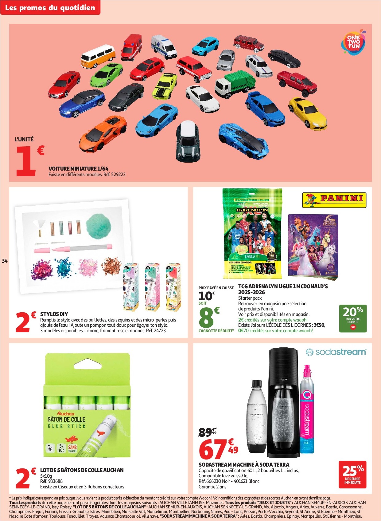 auchan - Auchan Supermarché - C'est parti pour les petits prix dans votre super folder geldig vanaf 16/09 - 27/09 - page: 34