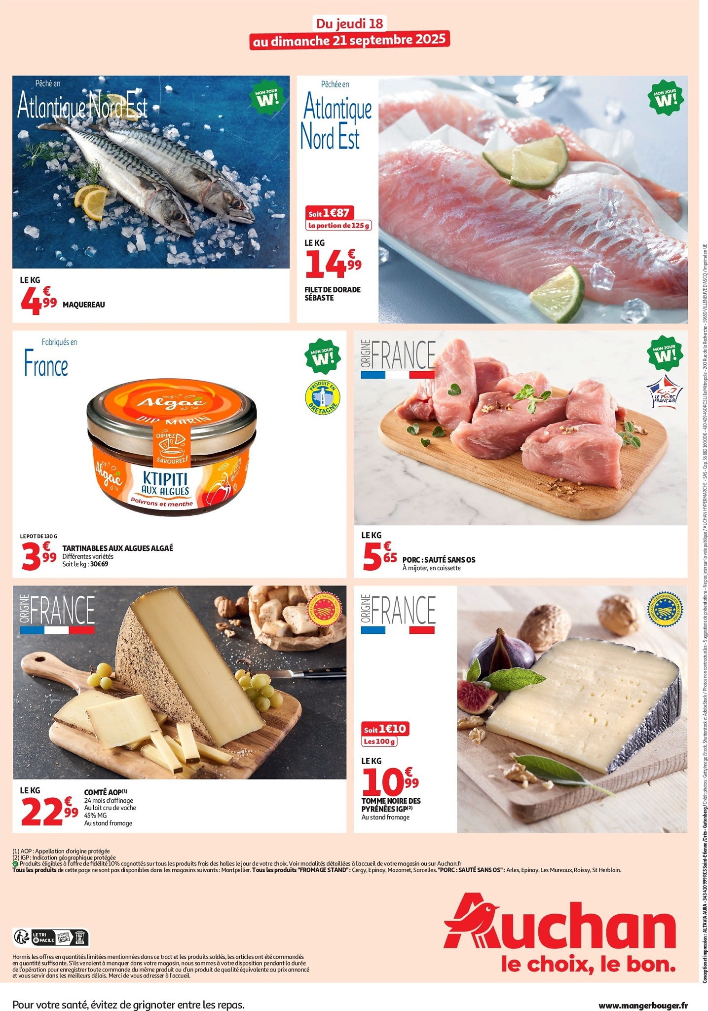 auchan - Auchan - Les bons plans du week-end dans votre hyper ! folder geldig vanaf 18/09 - 21/09 - page: 2