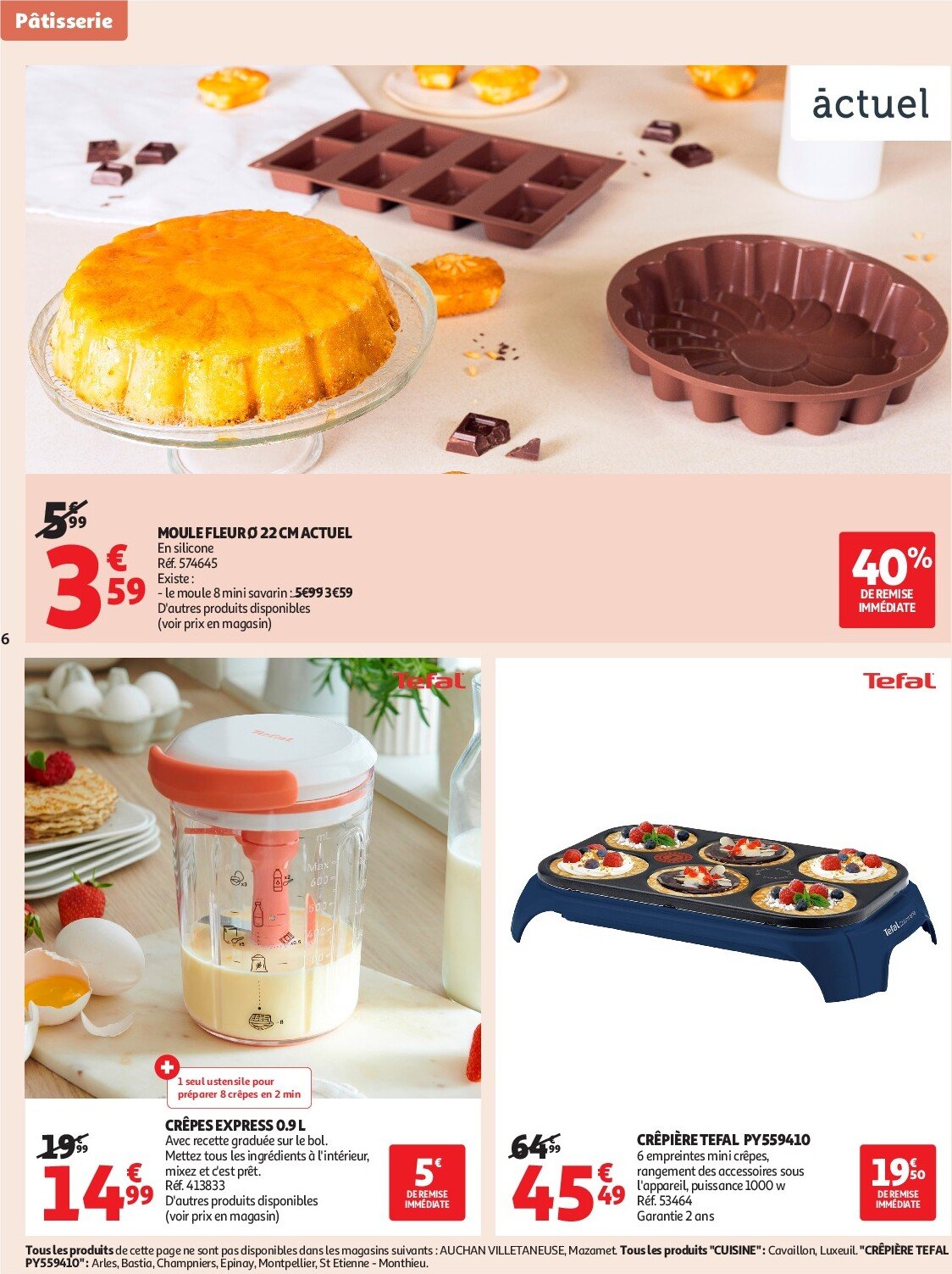 auchan - Auchan Supermarché - Notre ingrédient secret c'est le prix dans votre super folder geldig vanaf 23/09 - 04/10 - page: 6