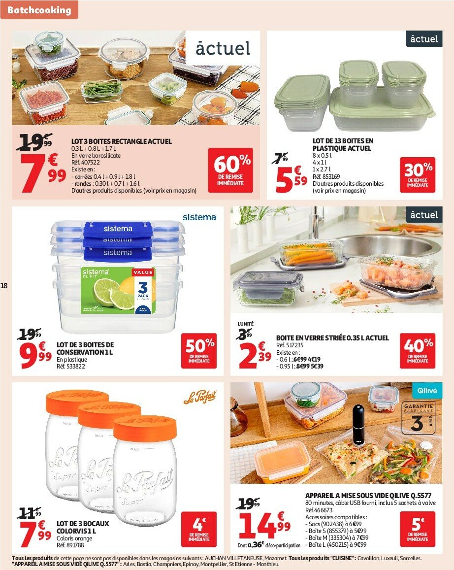 auchan - Auchan - Notre ingrédient secret c'est le prix folder geldig vanaf 23/09 - 05/10 - page: 18
