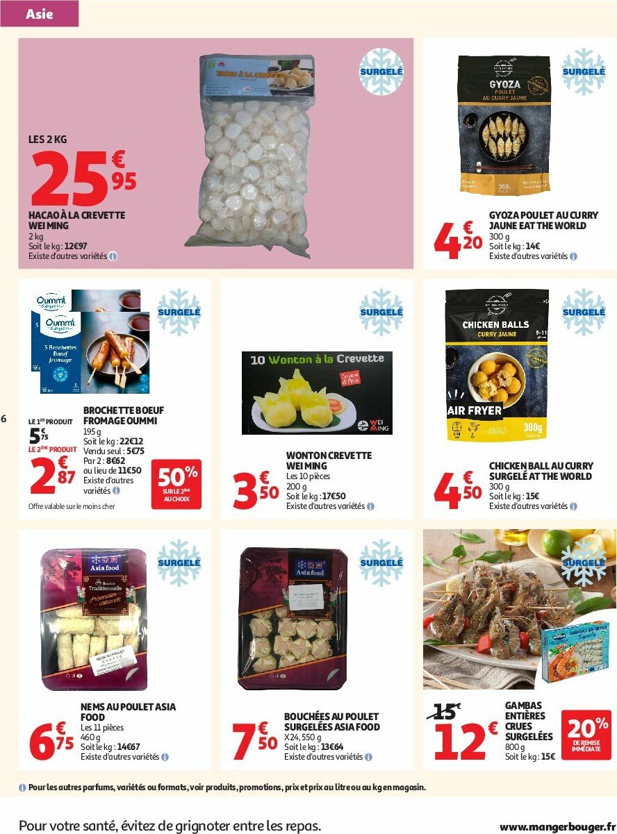 auchan - Auchan - L'Asie, on peut aller très loin avec des prix bas folder geldig vanaf 23/09 - 05/10 - page: 6