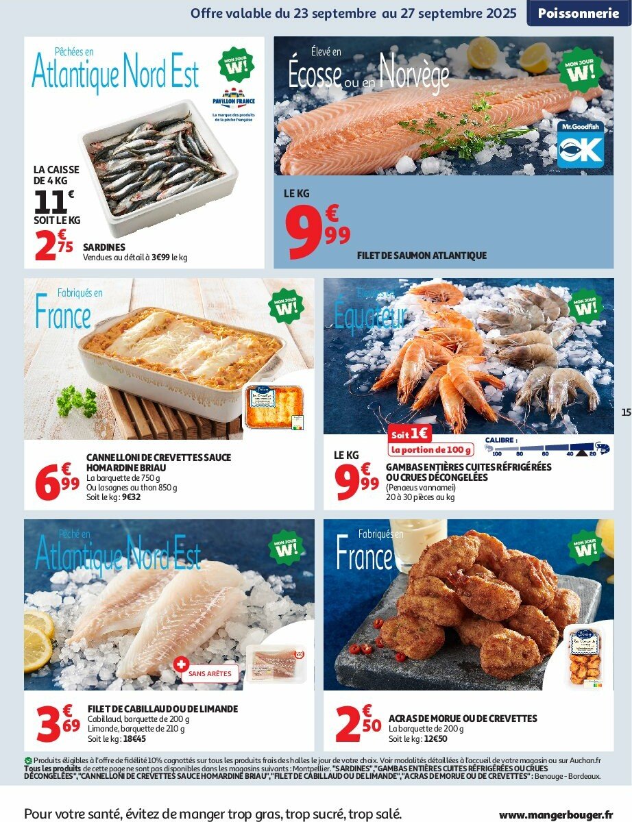 auchan - Auchan - L'Asie, on peut aller très loin avec des prix bas folder geldig vanaf 23/09 - 05/10 - page: 15