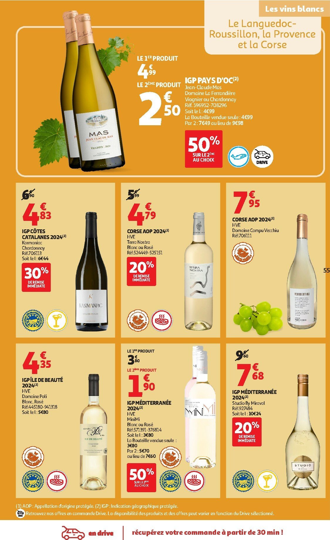 auchan - Auchan - Foire aux Vins d'Automne folder geldig vanaf 30/09 - 12/10 - page: 55