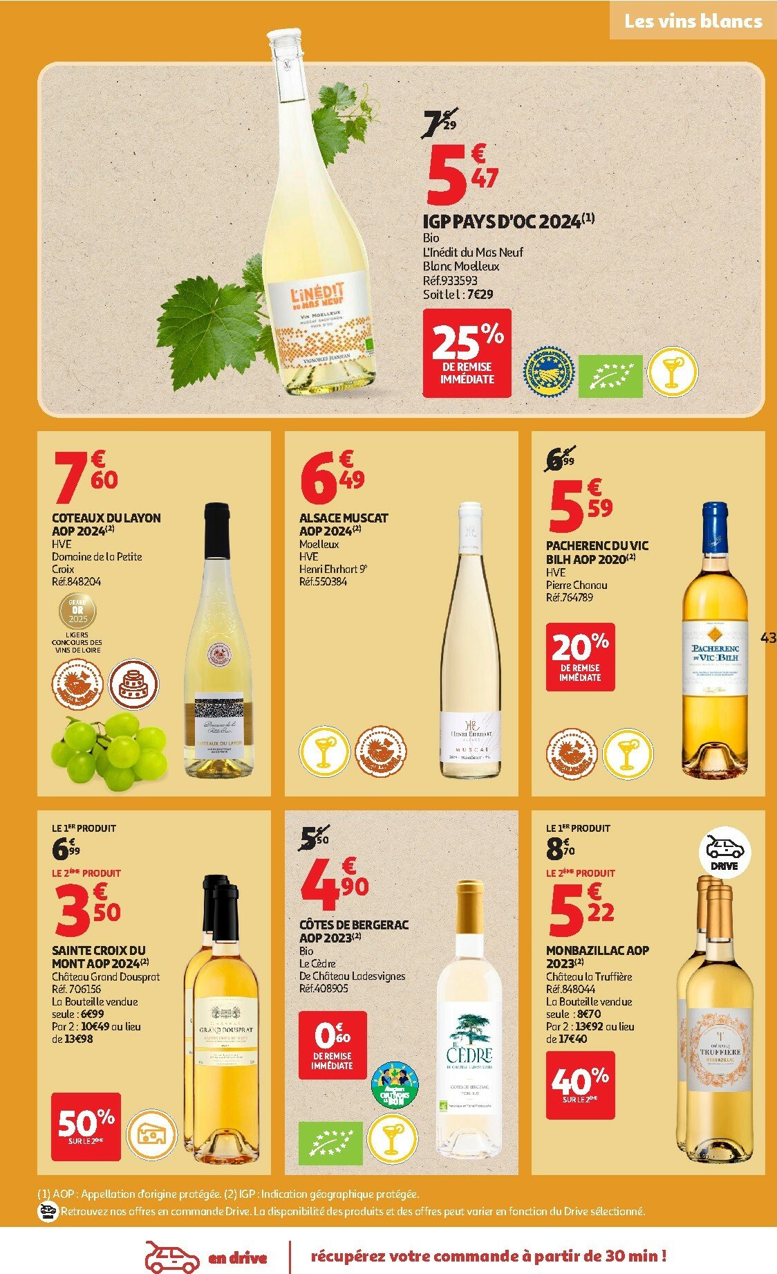 auchan - Auchan - Foire aux Vins d'Automne folder geldig vanaf 30/09 - 12/10 - page: 43