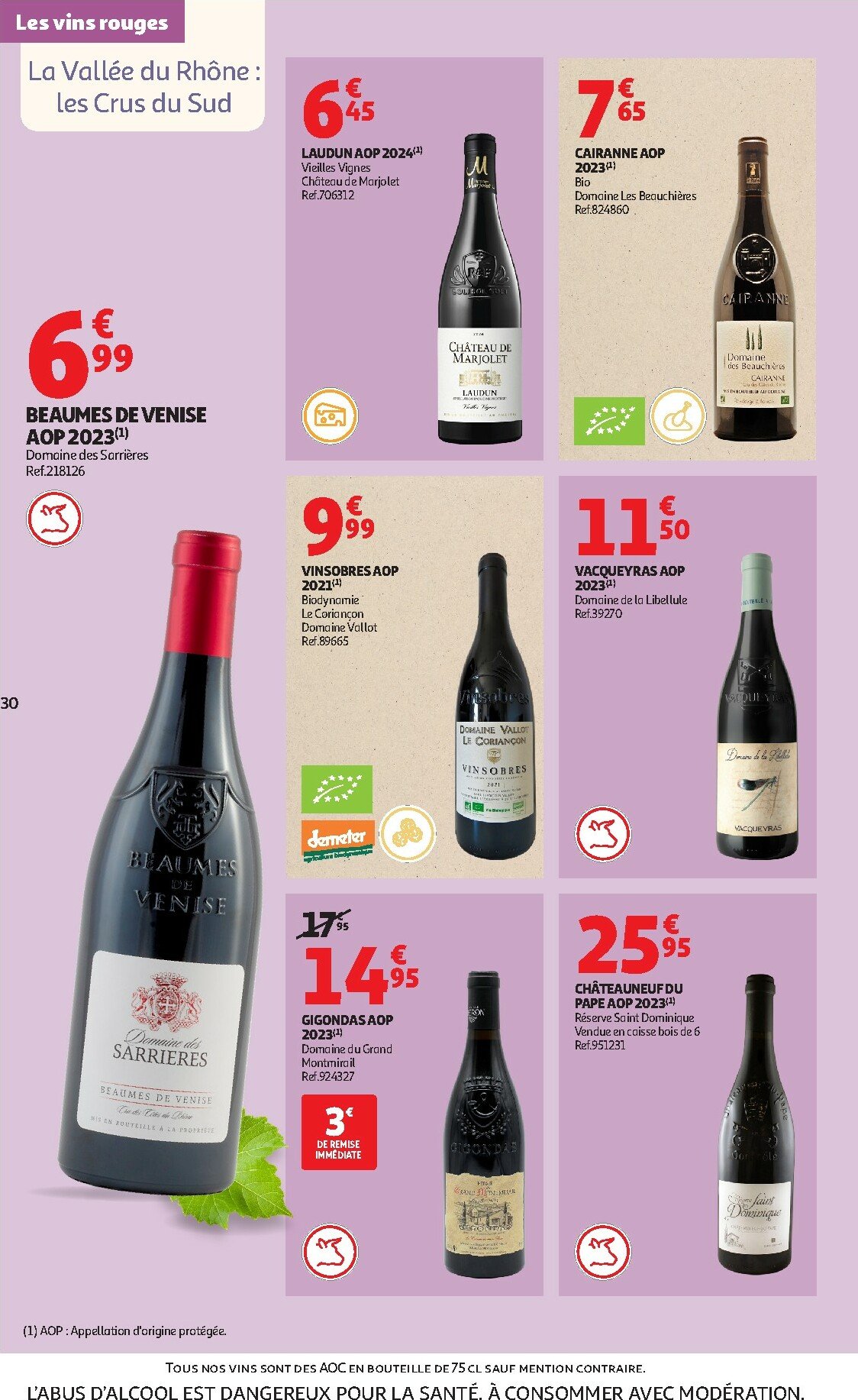 auchan - Auchan - Foire aux Vins d'Automne folder geldig vanaf 30/09 - 12/10 - page: 30