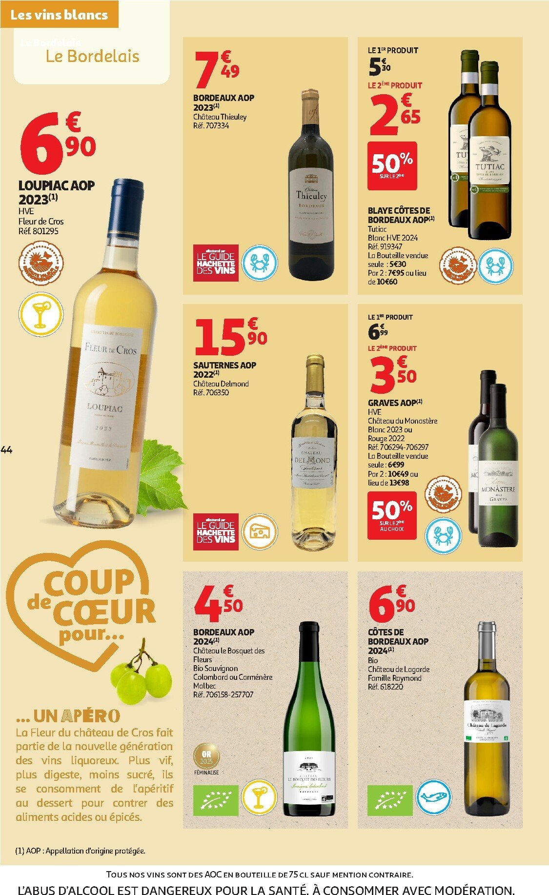 auchan - Auchan - Foire aux Vins d'Automne folder geldig vanaf 30/09 - 12/10 - page: 44