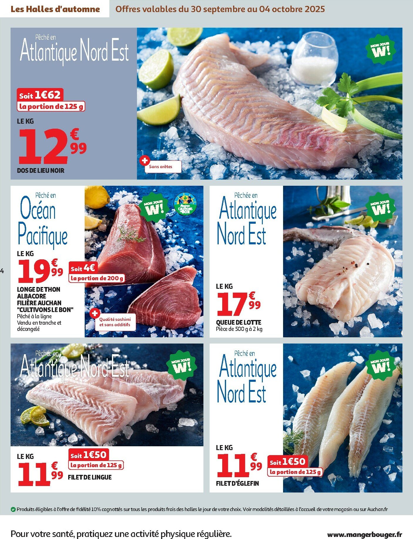 auchan - Auchan supermarché - Les Halles d'automne dans votre super folder geldig vanaf 30/09 - 11/10 - page: 4