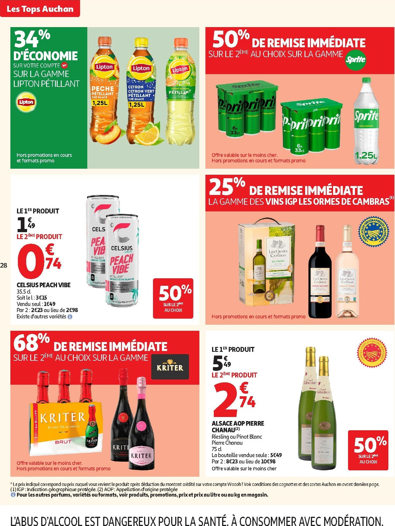 auchan - Auchan supermarché - Les Halles d'automne dans votre super folder geldig vanaf 30/09 - 11/10 - page: 28