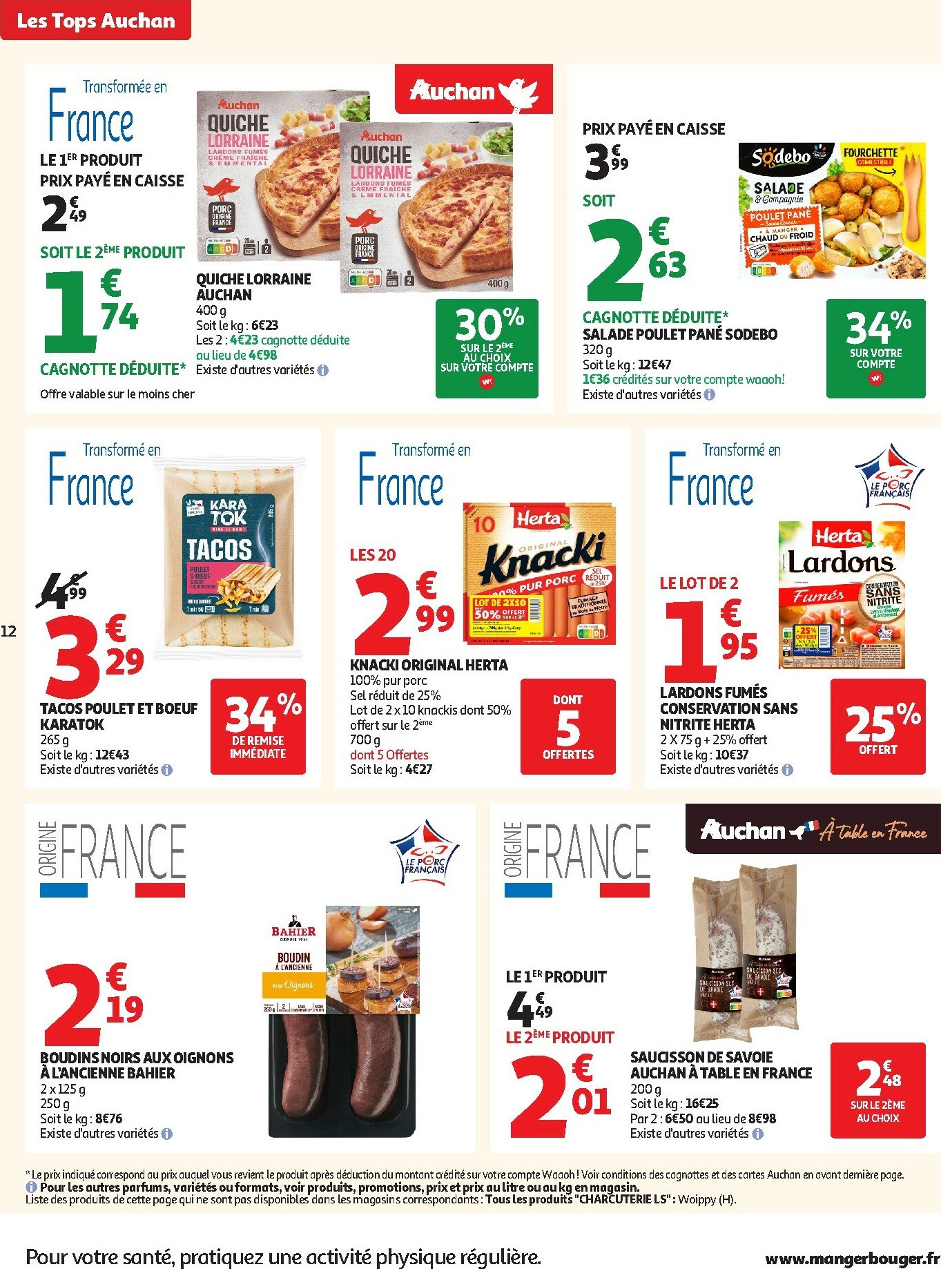 auchan - Auchan supermarché - Les Halles d'automne dans votre super folder geldig vanaf 30/09 - 11/10 - page: 12