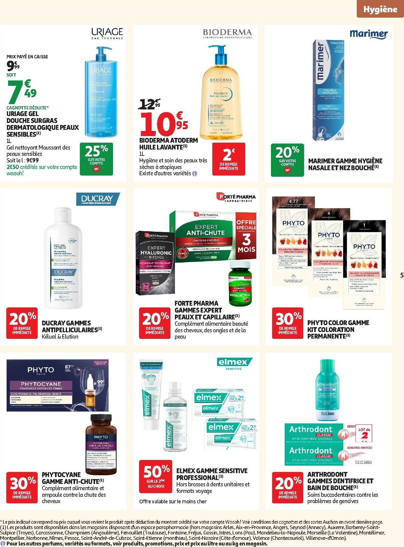auchan - Auchan - Pour les peaux à tendance économe folder geldig vanaf 30/09 - 19/10 - page: 5