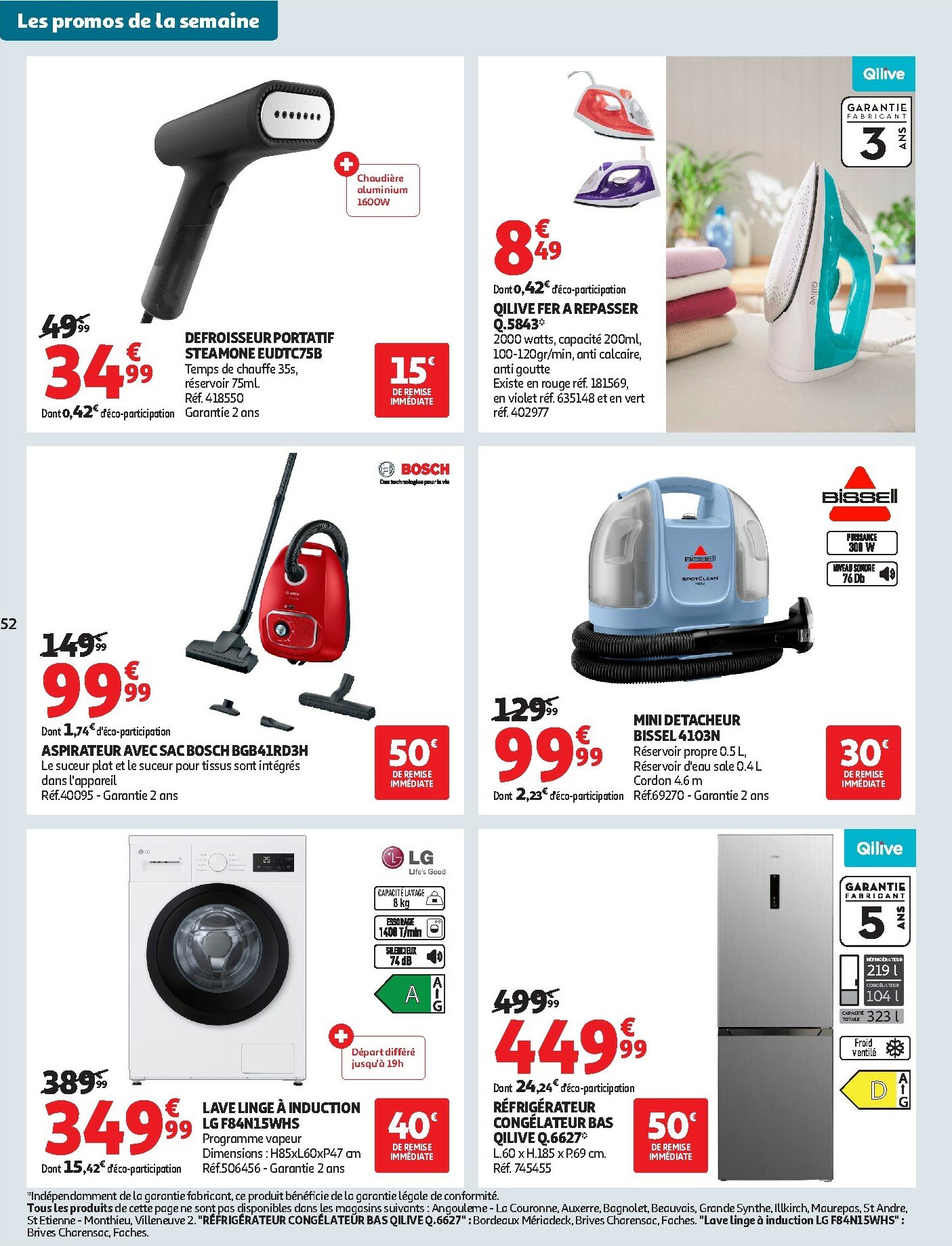 auchan - Auchan - Des petits prix pour les grands moments de la journée folder geldig vanaf 07/10 - 19/10 - page: 52