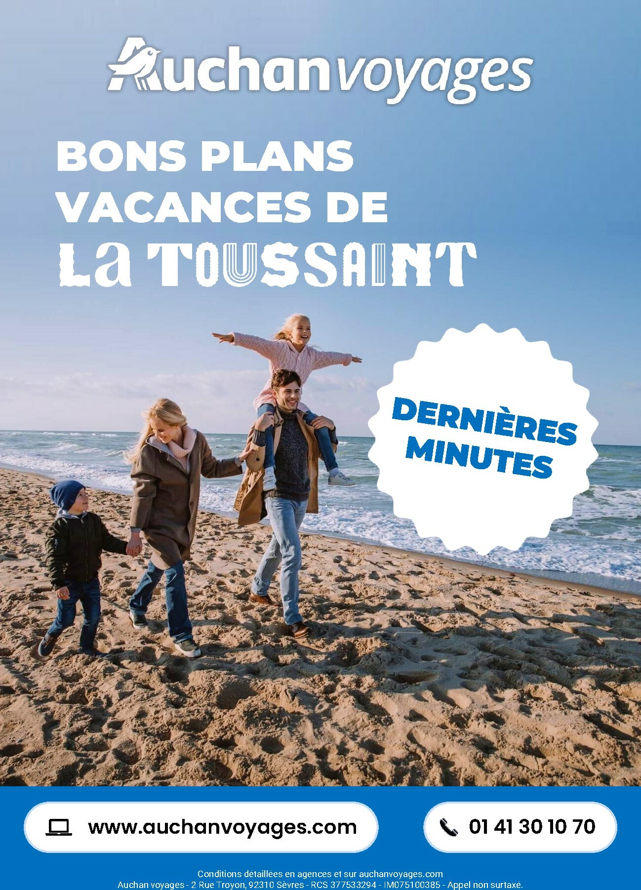 auchan - Auchan - Voyages : bons plans vacances de la Toussaint folder geldig vanaf 01/10 - 30/10