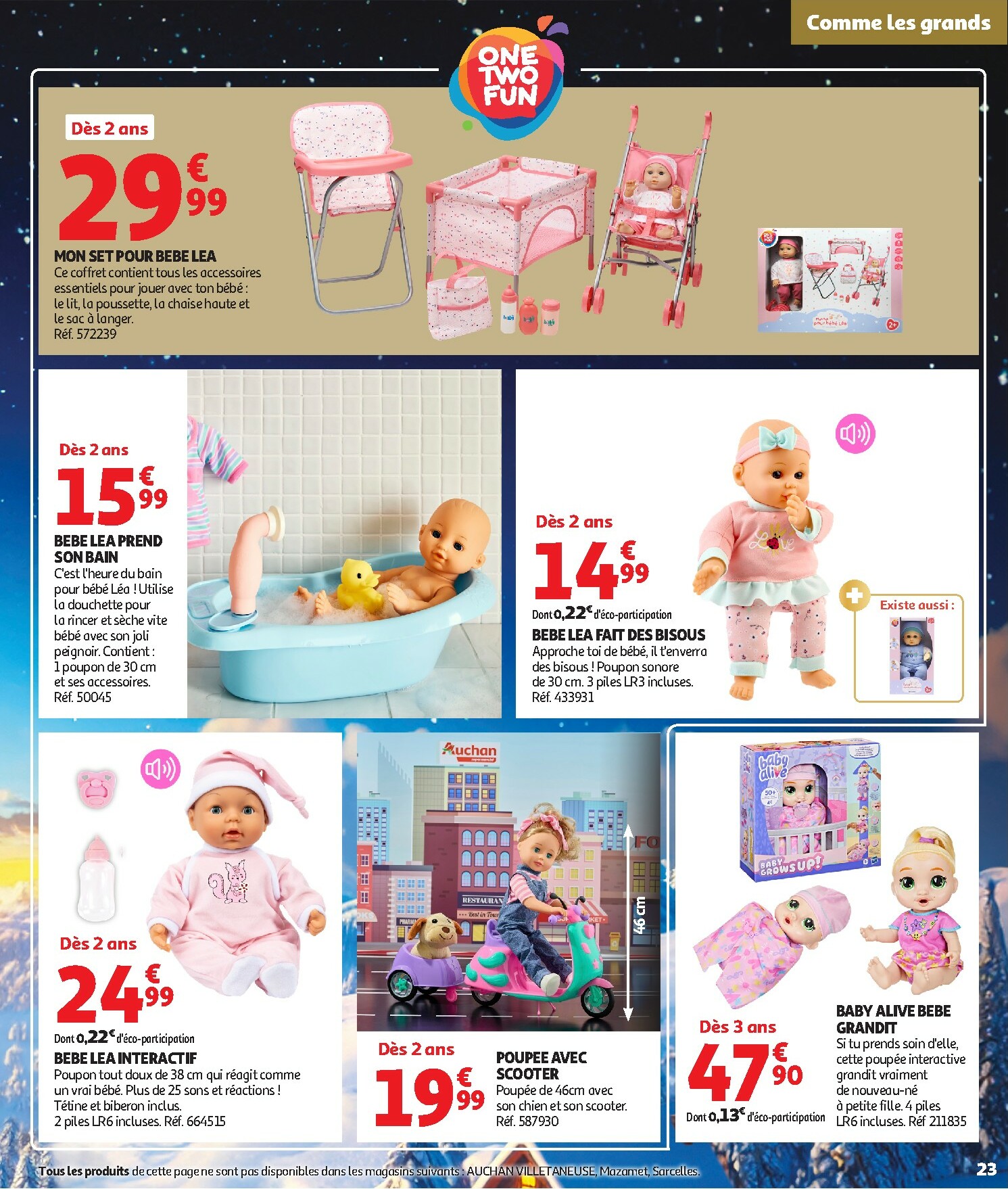 auchan - Auchan - La fabuleuse mission de Noël folder geldig vanaf 17/10 - 07/12 - page: 23 auchan - Auchan - La fabuleuse mission de Noël folder geldig vanaf 17/10 - 07/12 - page: 23
