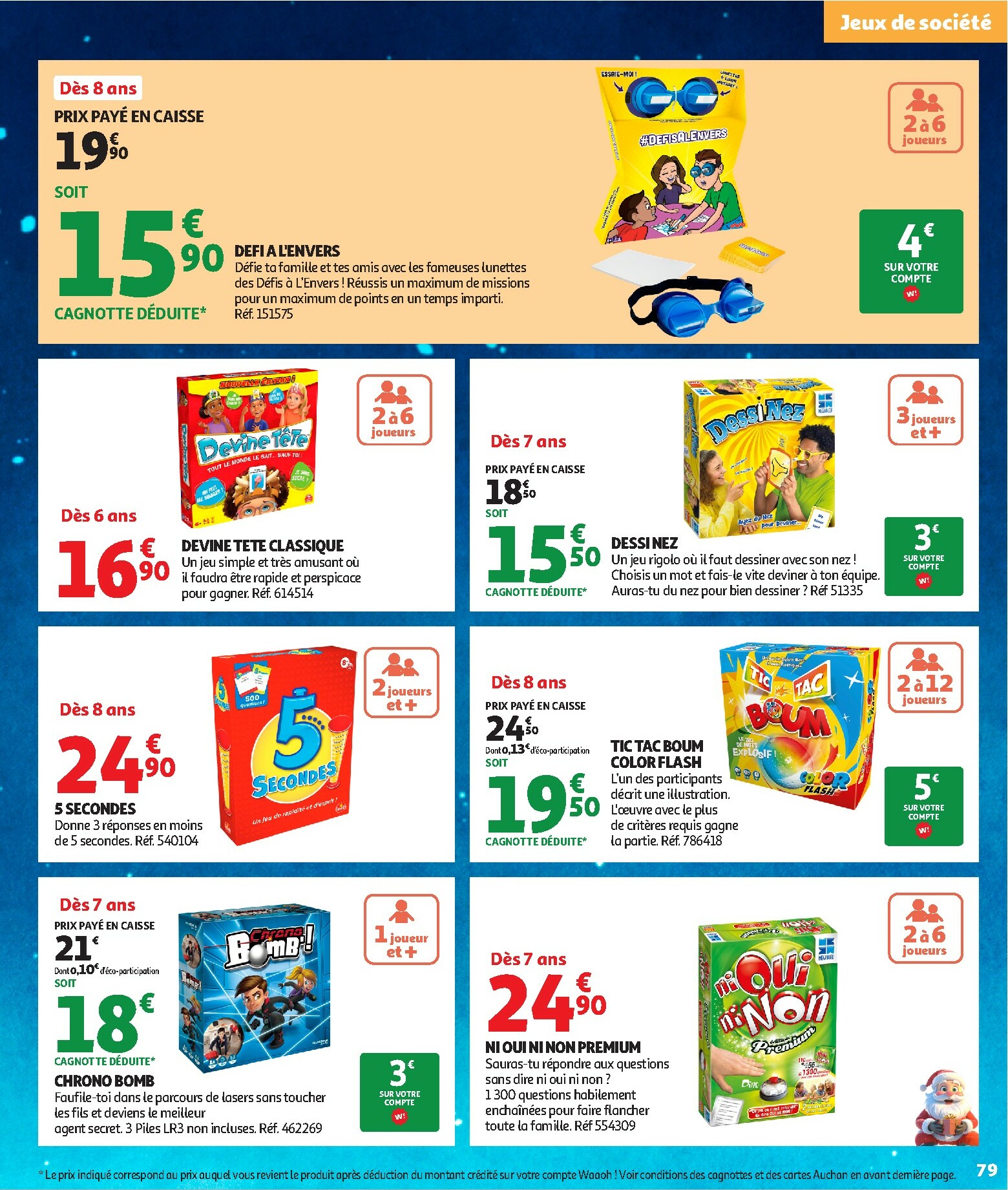 auchan - Auchan - La fabuleuse mission de Noël folder geldig vanaf 17/10 - 07/12 - page: 79 auchan - Auchan - La fabuleuse mission de Noël folder geldig vanaf 17/10 - 07/12 - page: 79