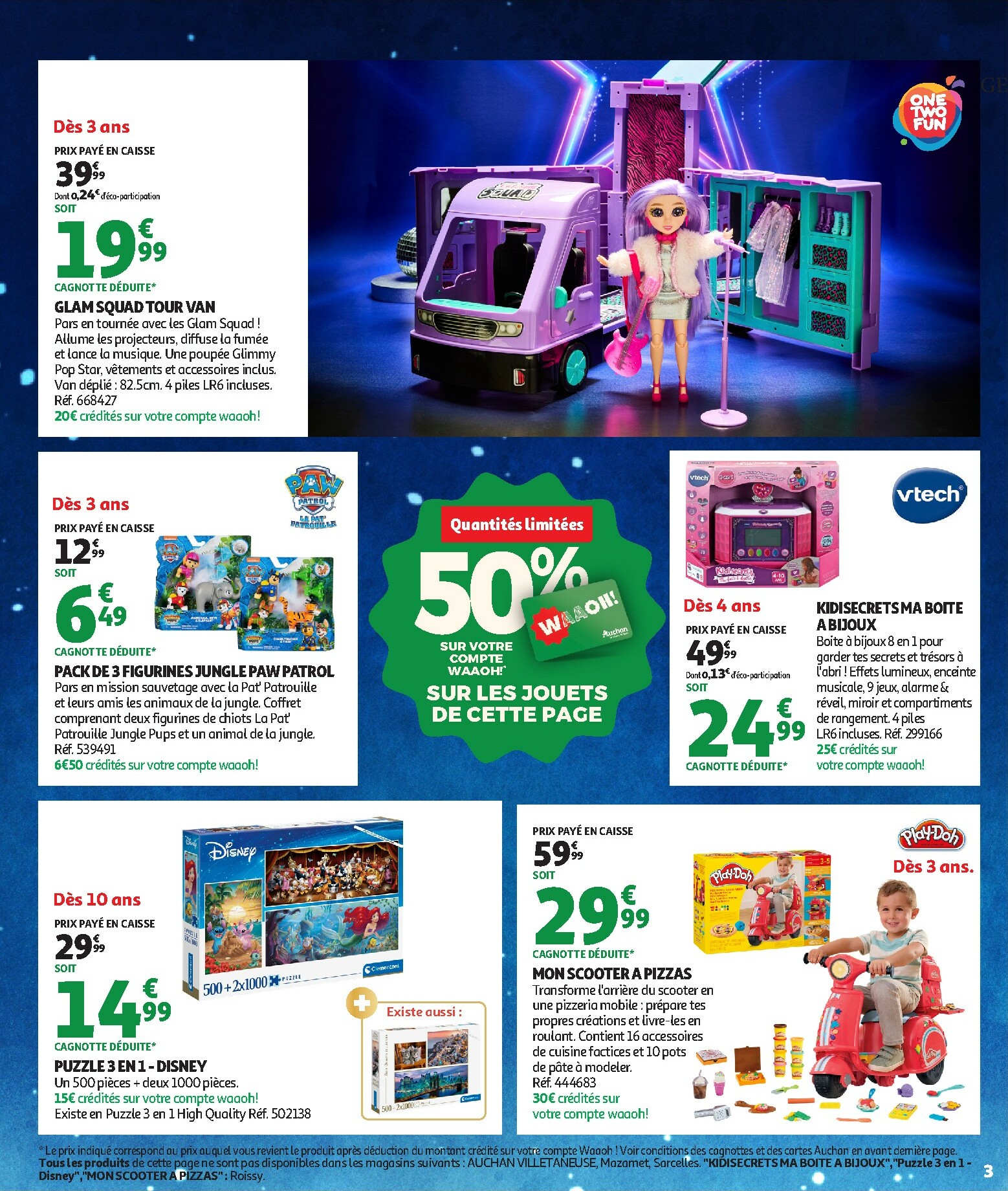 auchan - Auchan - La fabuleuse mission de Noël folder geldig vanaf 17/10 - 07/12 - page: 3 auchan - Auchan - La fabuleuse mission de Noël folder geldig vanaf 17/10 - 07/12 - page: 3