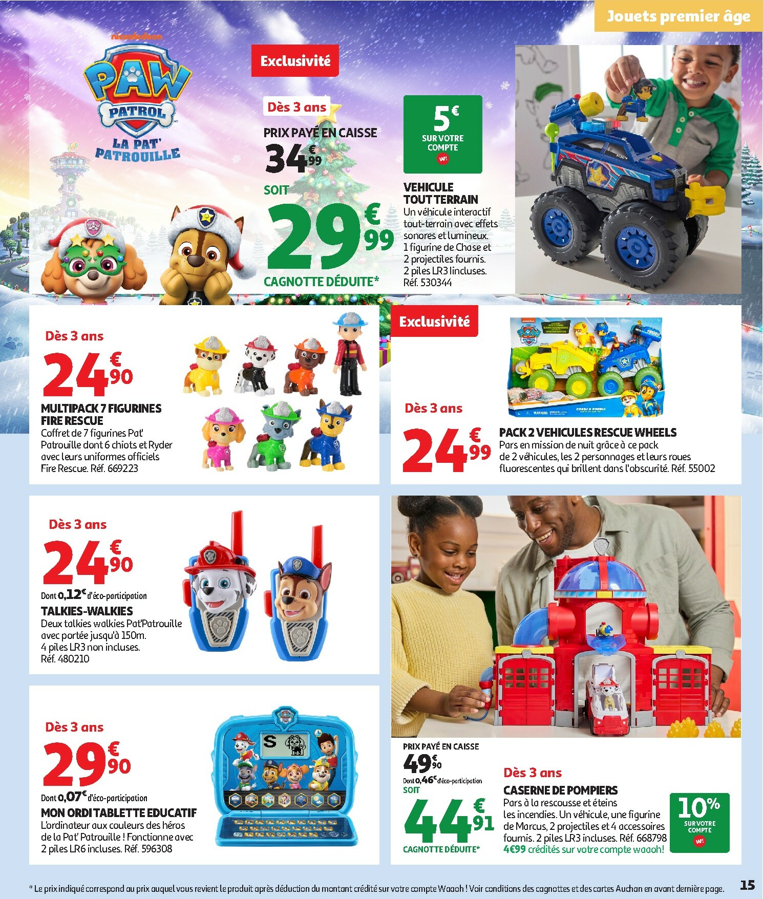 auchan - Auchan - La fabuleuse mission de Noël folder geldig vanaf 17/10 - 07/12 - page: 15 auchan - Auchan - La fabuleuse mission de Noël folder geldig vanaf 17/10 - 07/12 - page: 15