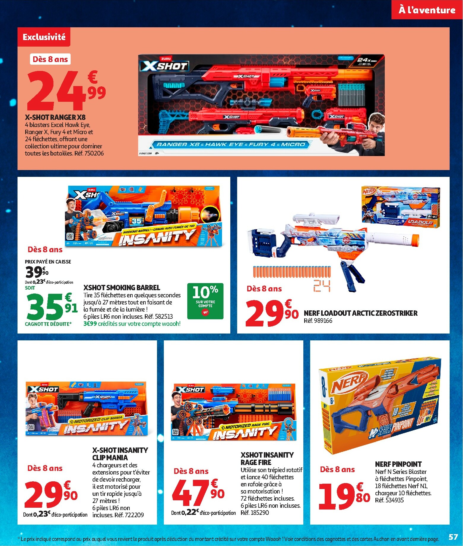 auchan - Auchan - La fabuleuse mission de Noël folder geldig vanaf 17/10 - 07/12 - page: 57 auchan - Auchan - La fabuleuse mission de Noël folder geldig vanaf 17/10 - 07/12 - page: 57