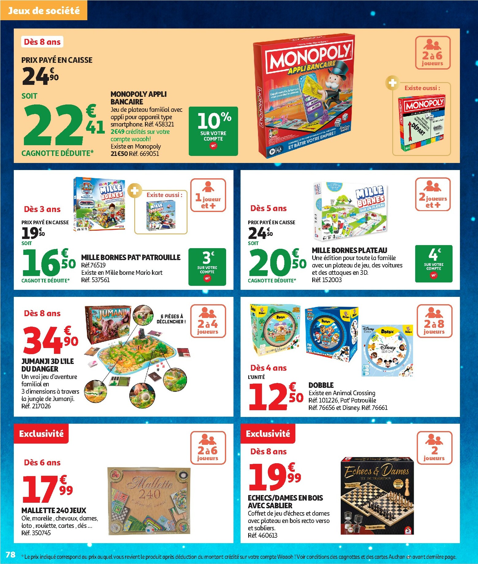 auchan - Auchan - La fabuleuse mission de Noël folder geldig vanaf 17/10 - 07/12 - page: 78 auchan - Auchan - La fabuleuse mission de Noël folder geldig vanaf 17/10 - 07/12 - page: 78