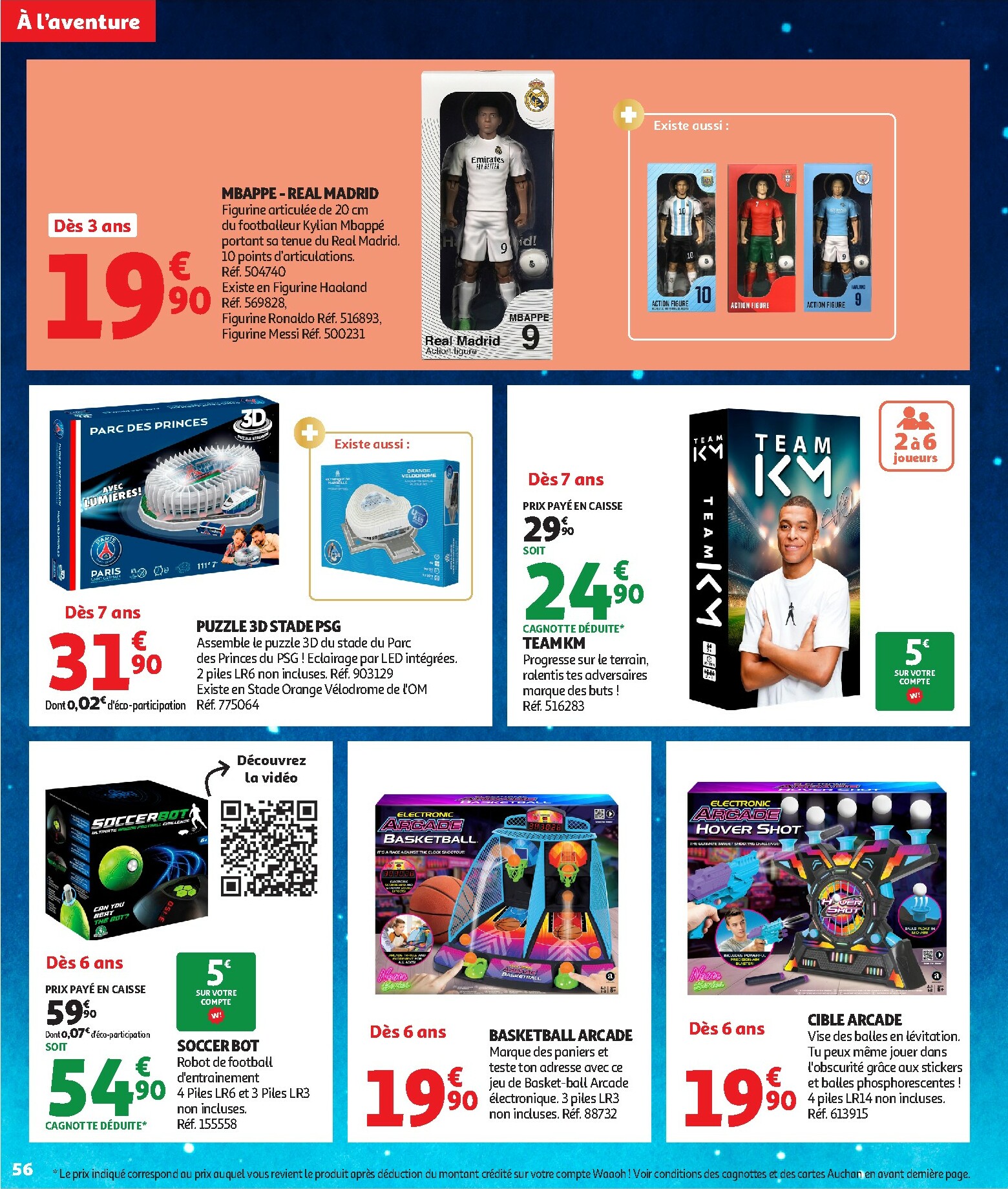 auchan - Auchan - La fabuleuse mission de Noël folder geldig vanaf 17/10 - 07/12 - page: 56 auchan - Auchan - La fabuleuse mission de Noël folder geldig vanaf 17/10 - 07/12 - page: 56