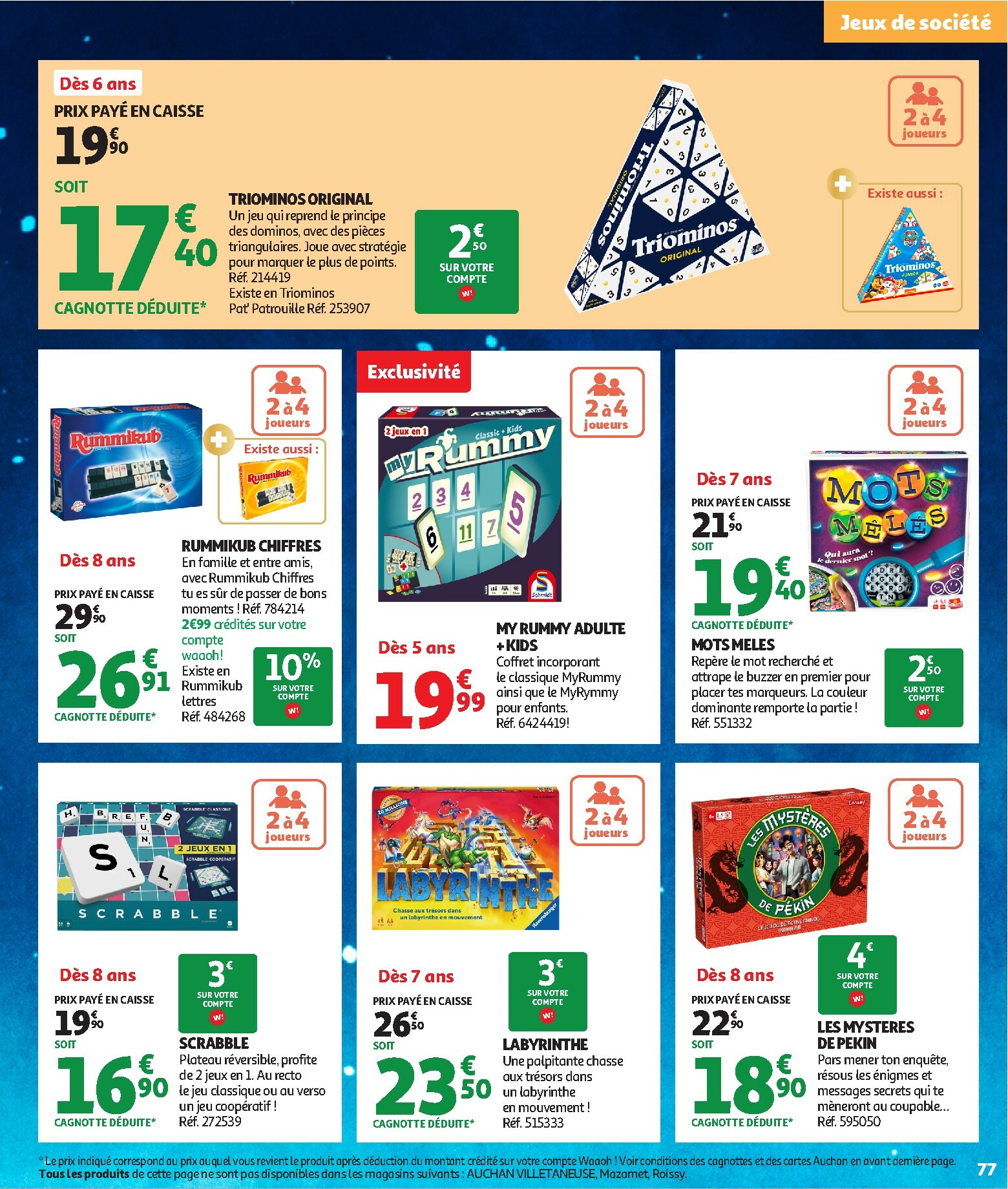 auchan - Auchan - La fabuleuse mission de Noël folder geldig vanaf 17/10 - 07/12 - page: 77 auchan - Auchan - La fabuleuse mission de Noël folder geldig vanaf 17/10 - 07/12 - page: 77