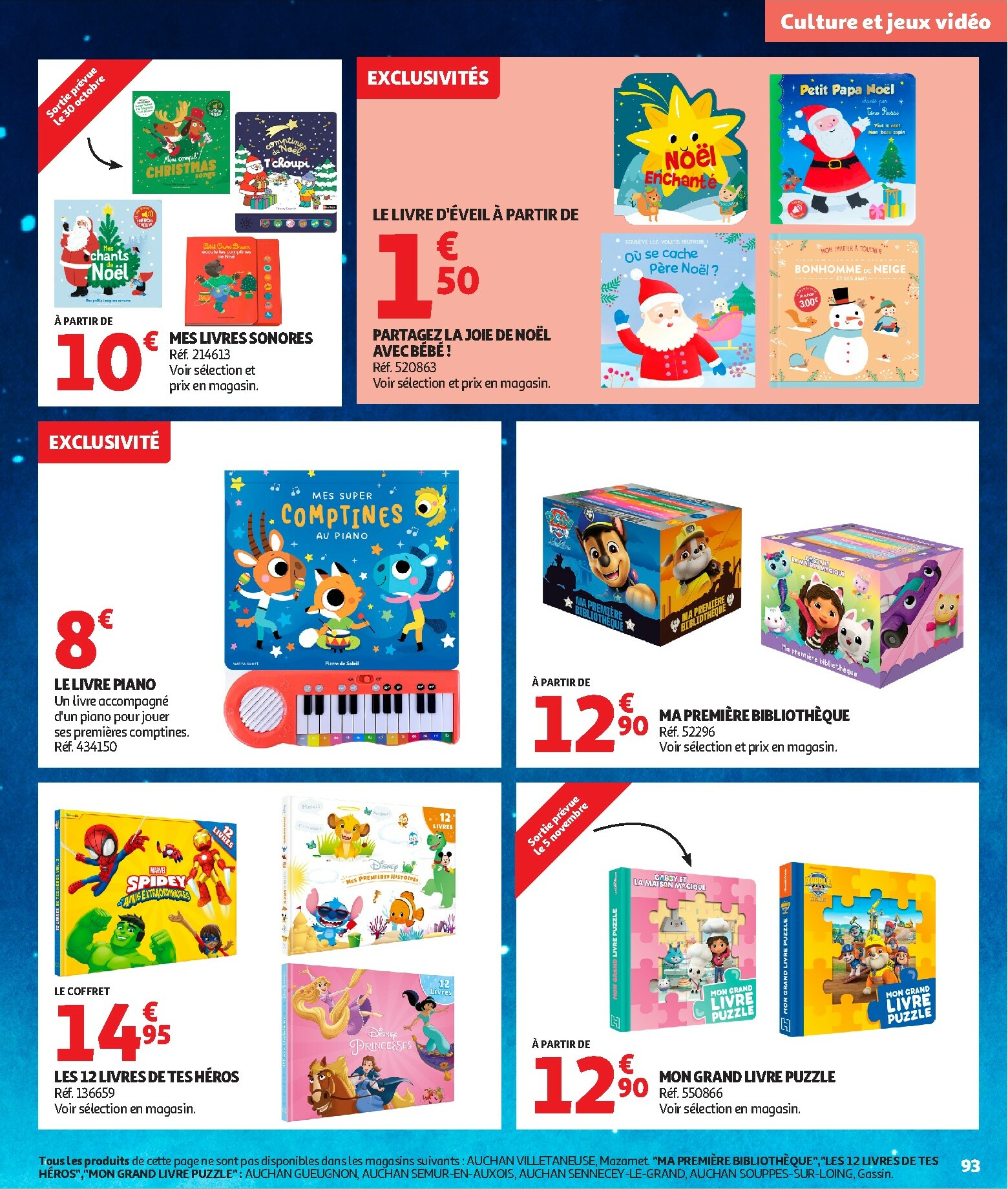 auchan - Auchan - La fabuleuse mission de Noël folder geldig vanaf 17/10 - 07/12 - page: 93 auchan - Auchan - La fabuleuse mission de Noël folder geldig vanaf 17/10 - 07/12 - page: 93