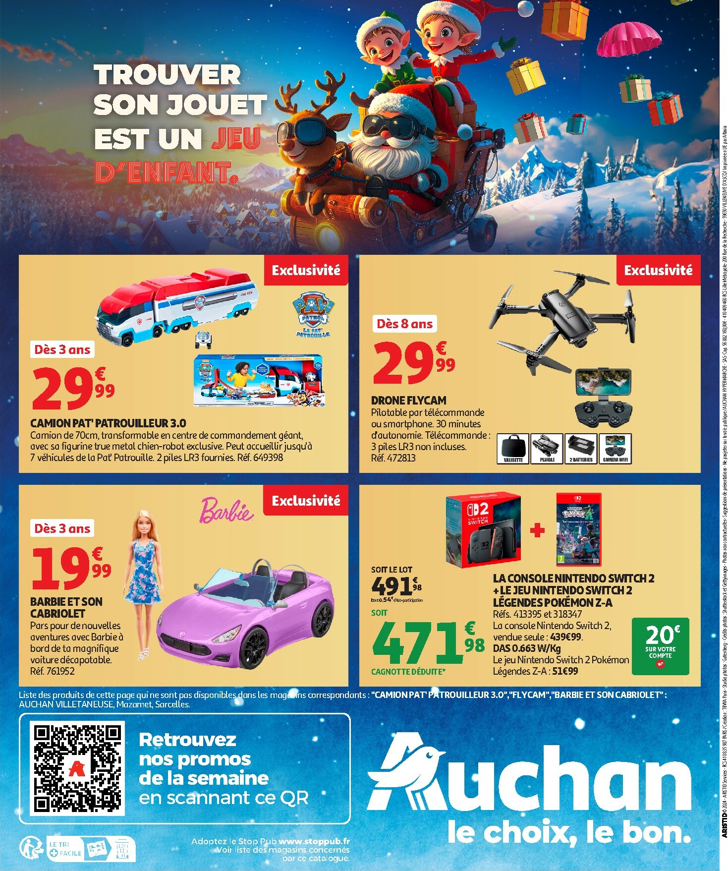 auchan - Auchan - La fabuleuse mission de Noël folder geldig vanaf 17/10 - 07/12 - page: 96 auchan - Auchan - La fabuleuse mission de Noël folder geldig vanaf 17/10 - 07/12 - page: 96