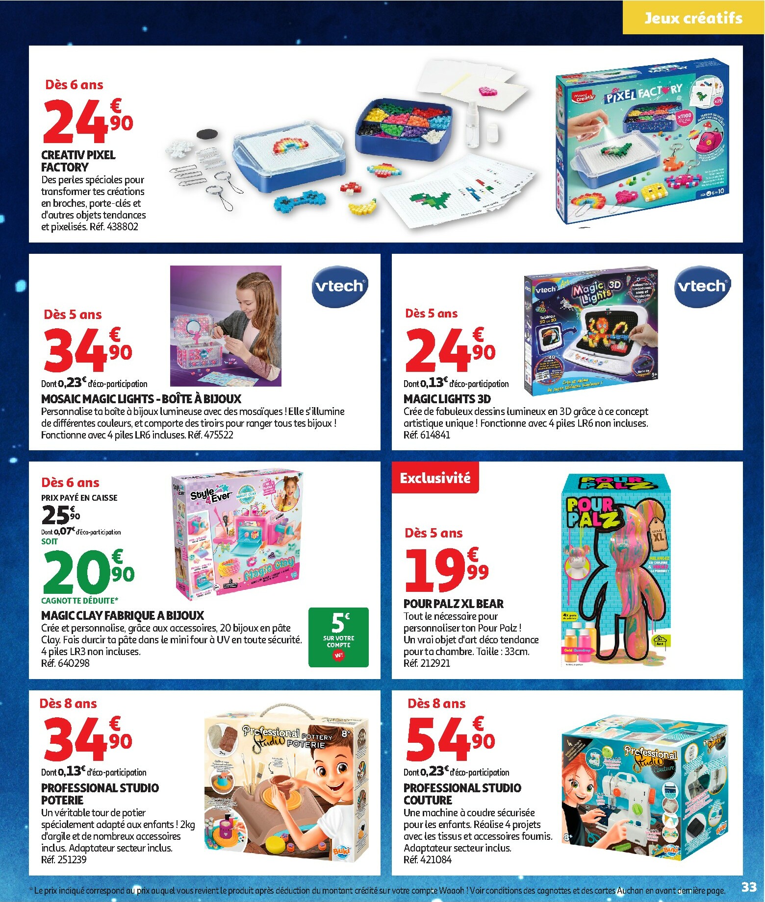 auchan - Auchan - La fabuleuse mission de Noël folder geldig vanaf 17/10 - 07/12 - page: 33 auchan - Auchan - La fabuleuse mission de Noël folder geldig vanaf 17/10 - 07/12 - page: 33