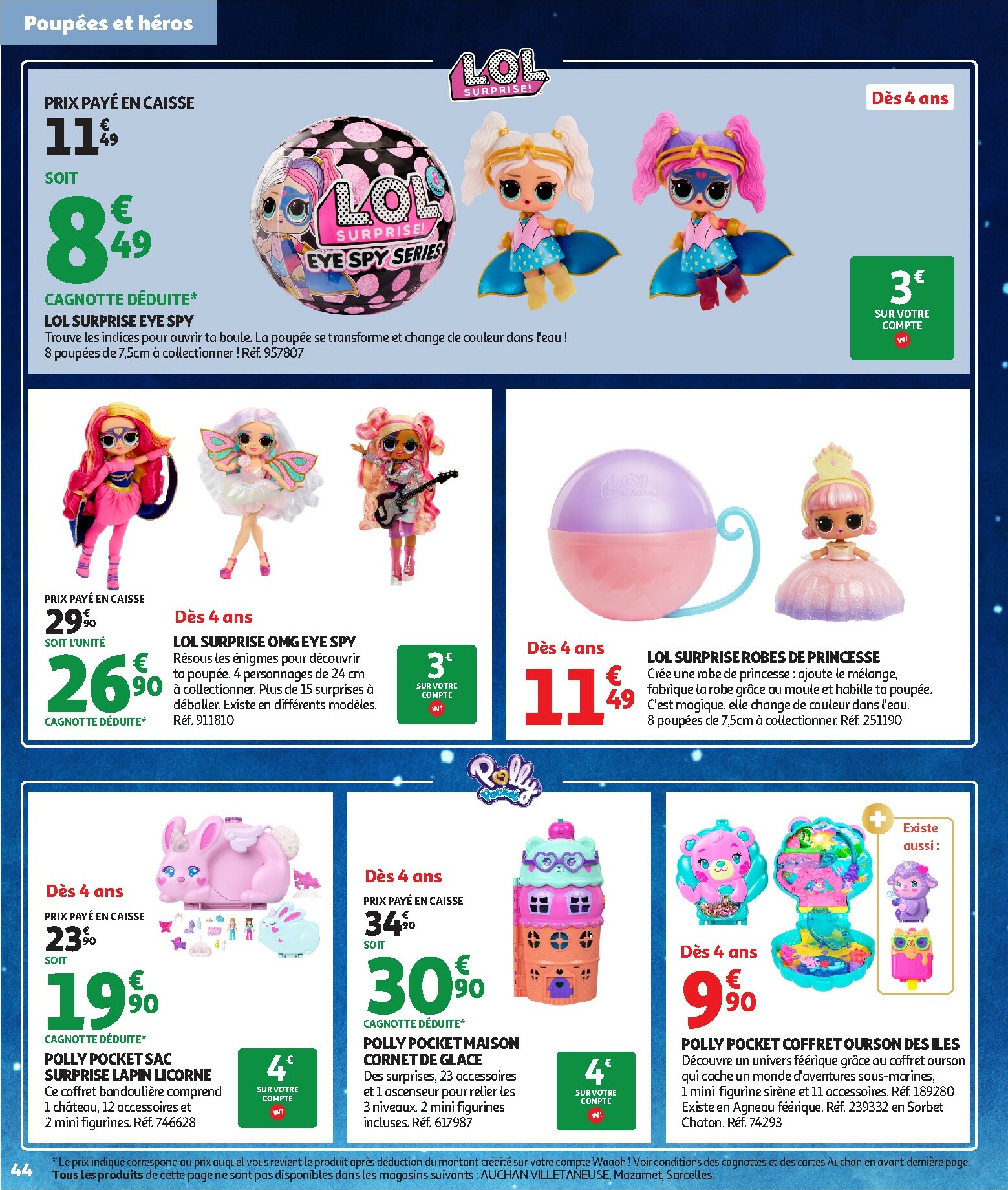 auchan - Auchan - La fabuleuse mission de Noël folder geldig vanaf 17/10 - 07/12 - page: 44 auchan - Auchan - La fabuleuse mission de Noël folder geldig vanaf 17/10 - 07/12 - page: 44