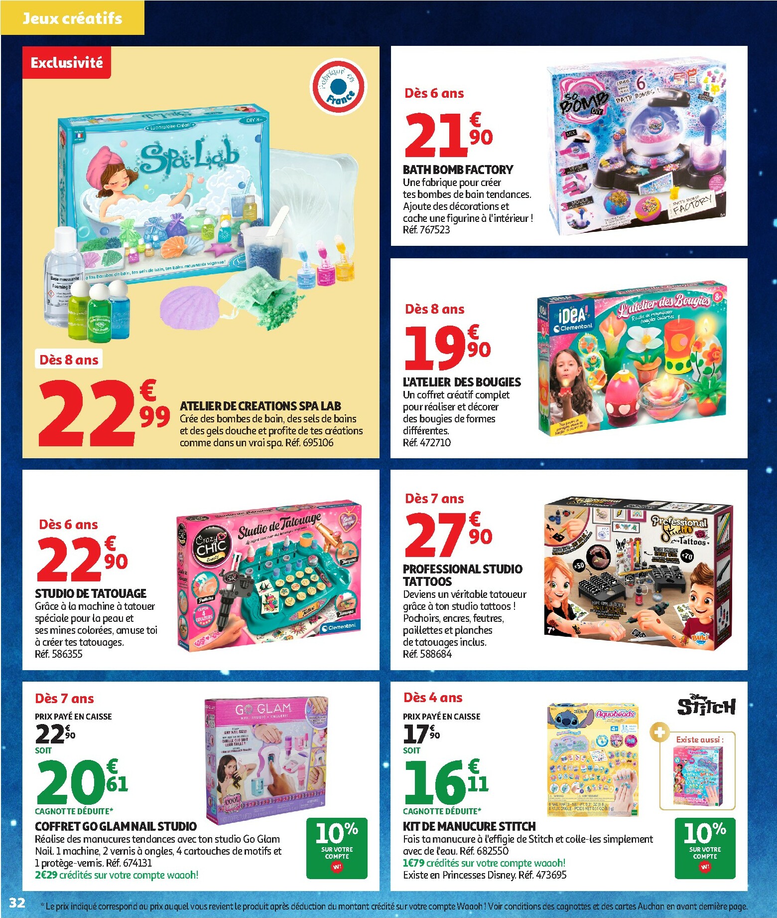 auchan - Auchan - La fabuleuse mission de Noël folder geldig vanaf 17/10 - 07/12 - page: 32 auchan - Auchan - La fabuleuse mission de Noël folder geldig vanaf 17/10 - 07/12 - page: 32