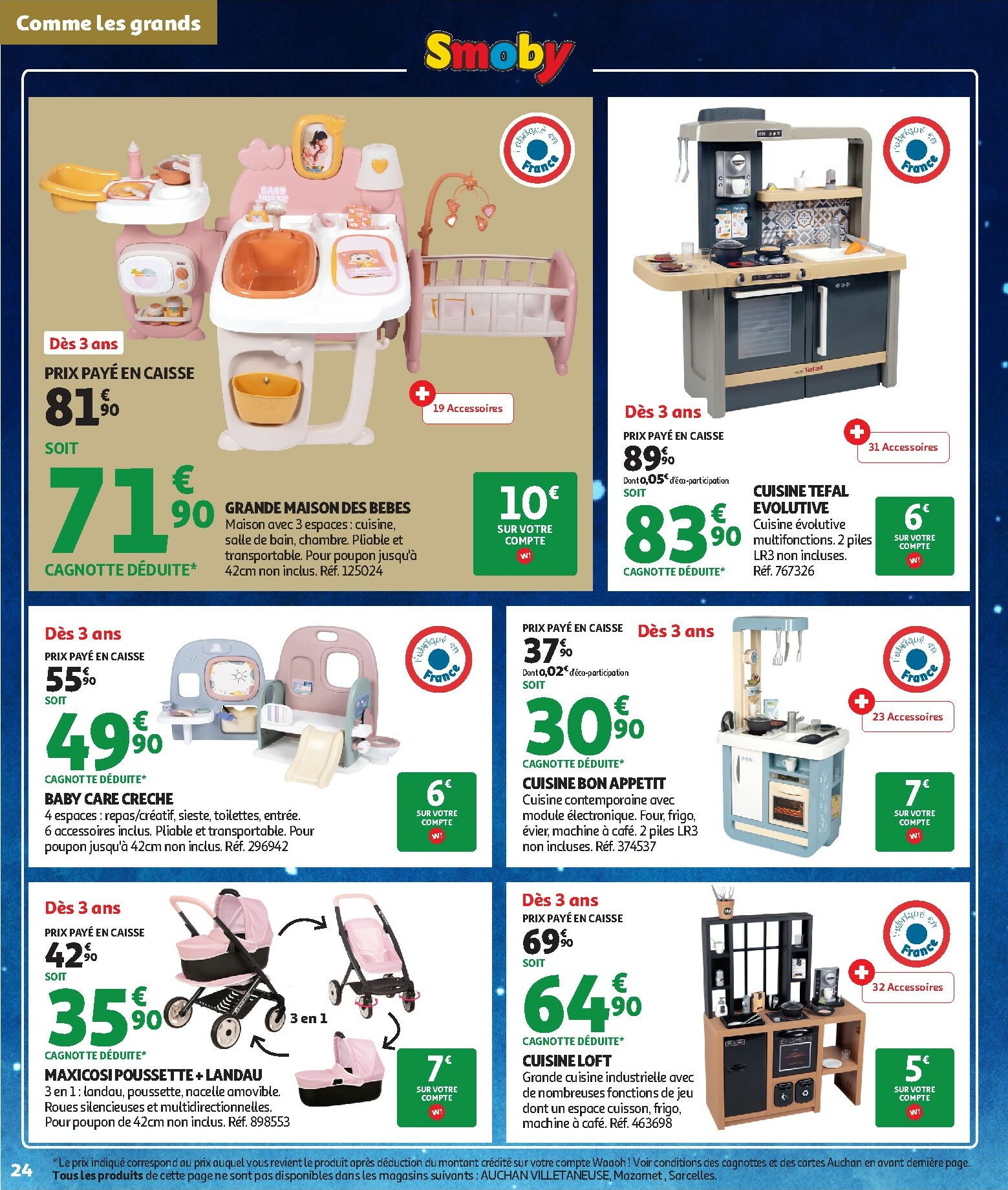 auchan - Auchan - La fabuleuse mission de Noël folder geldig vanaf 17/10 - 07/12 - page: 24 auchan - Auchan - La fabuleuse mission de Noël folder geldig vanaf 17/10 - 07/12 - page: 24